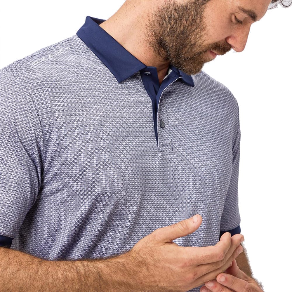 Oscar Jacobson Regent Polo Shirt - Navy - Image 4