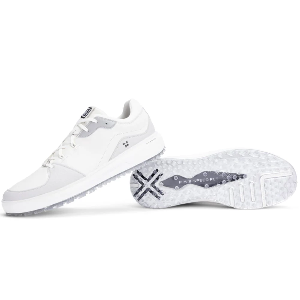 PAYNTR X Sport Classic LE Waterproof Spikeless Shoes - White/Black/Metallic Silver - Image 5