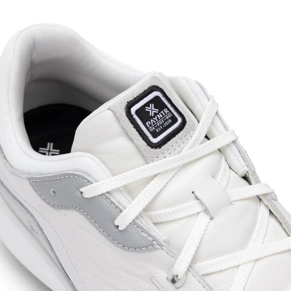 PAYNTR X Sport Classic LE Waterproof Spikeless Shoes - White/Black/Metallic Silver - Image 6