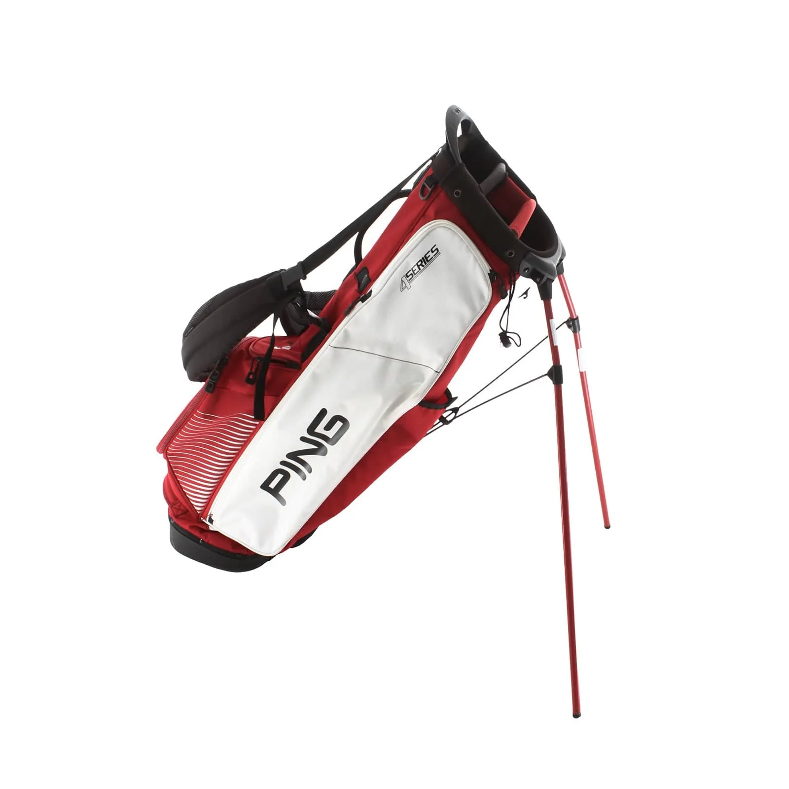 Ping 4 Series Stand Bag - White/Red/Black