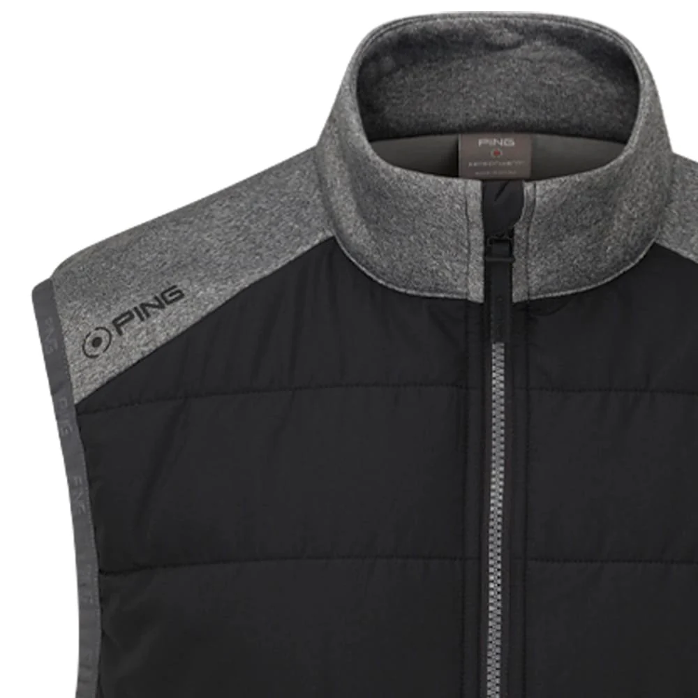 Ping Aiden Gilet - Asphalt Marl/Black - Image 3