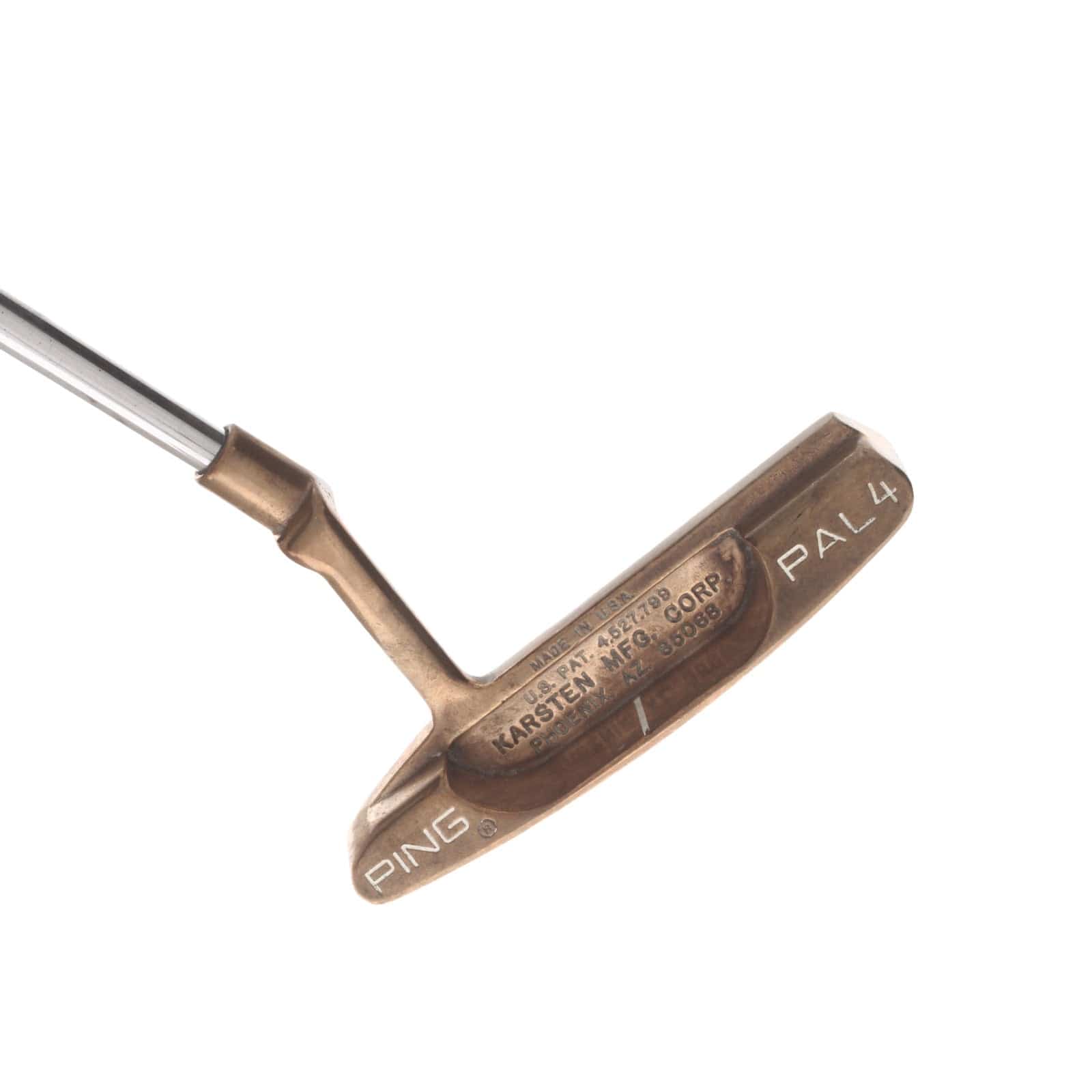 Ping BeCu Pal4 Mens Right Hand Putter 35" Blade - Golf Pride Pro Only Blue Star - Image 4