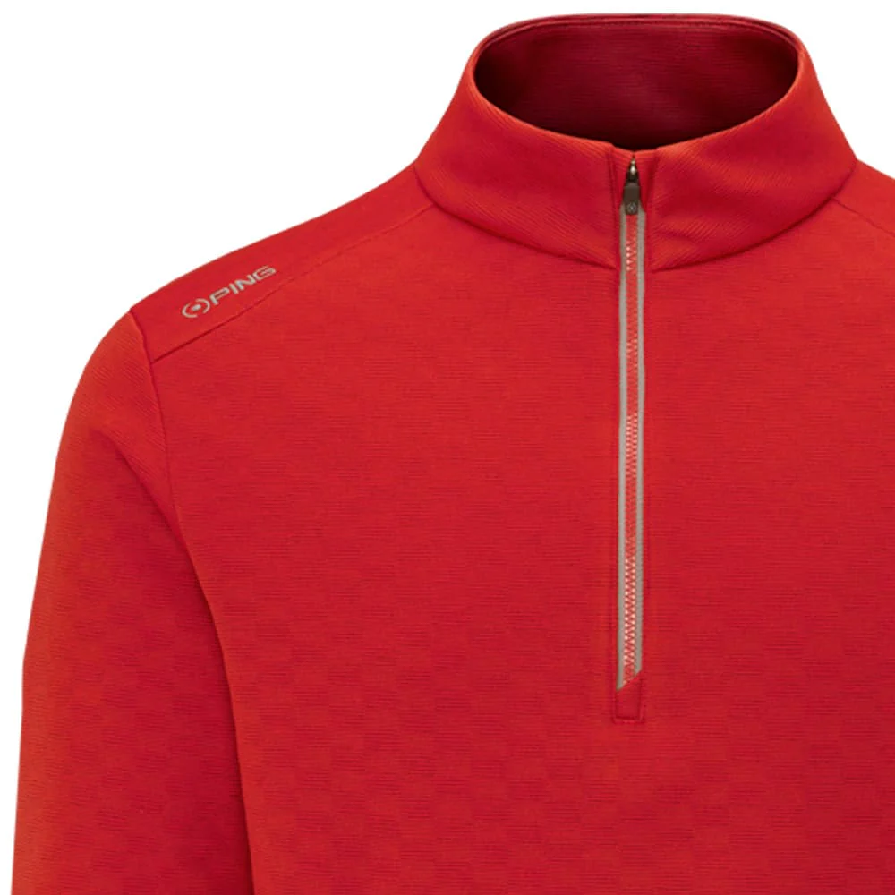Ping Bexton 1/2 Zip Pullover - Classic Red Multi - Image 3