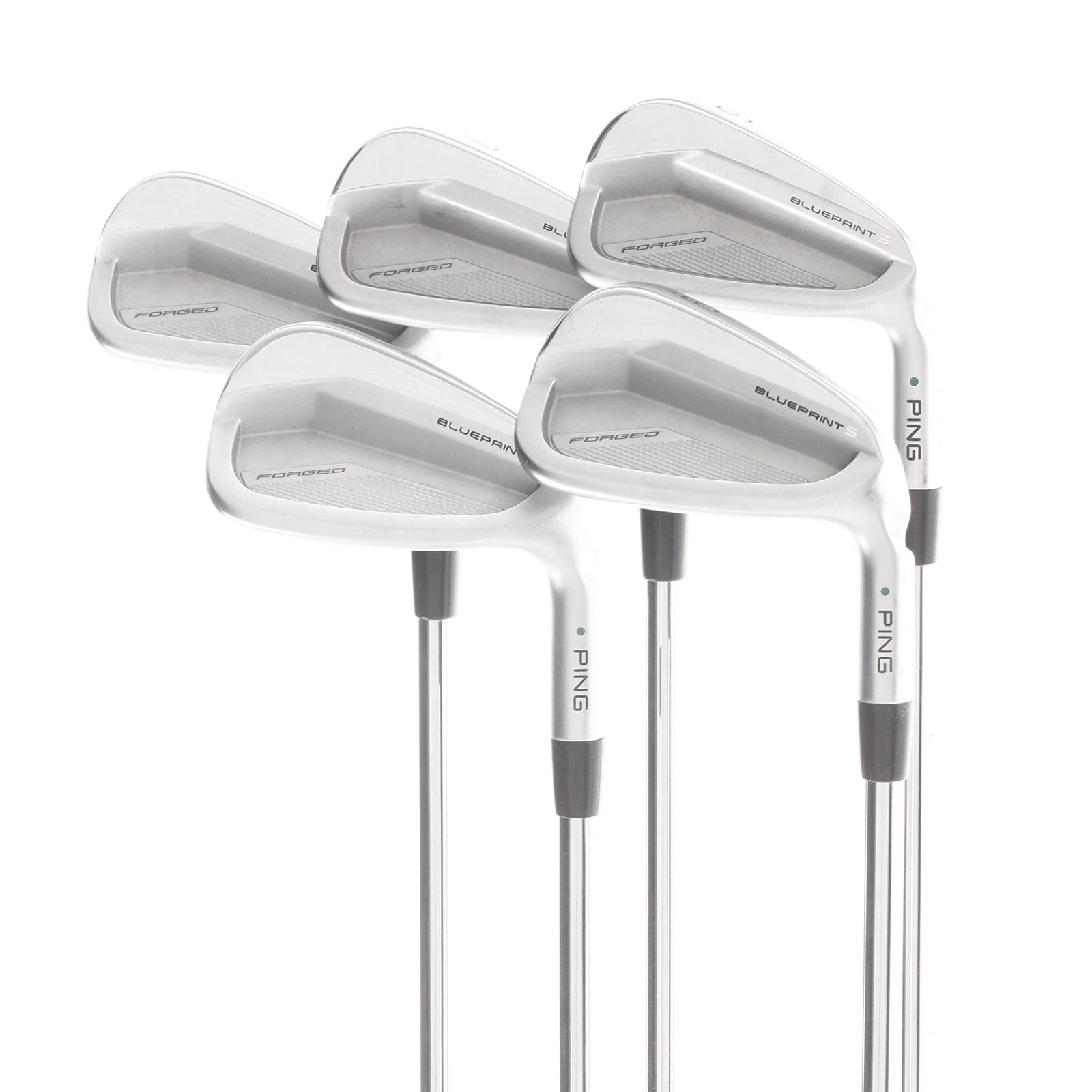 Ping Blueprint S Steel Mens Right Hand Irons 6-PW Green Dot 2* Upright Regular - Dynamic Gold Mid 100
