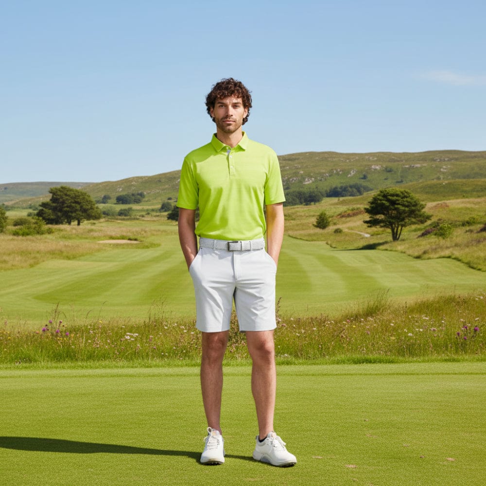 Ping Claude Polo Shirt - Lime - Image 4