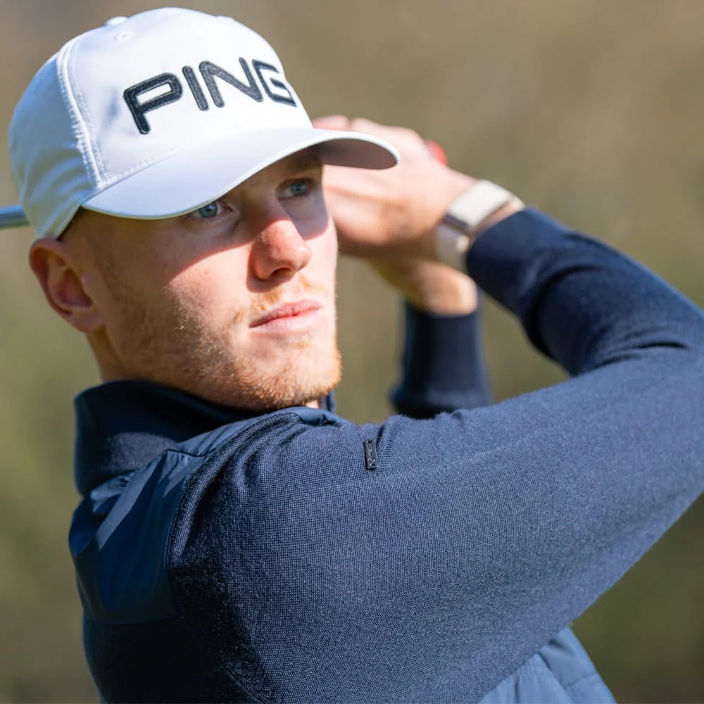 Ping Connell 1/4 Zip Pullover - Navy - Image 6