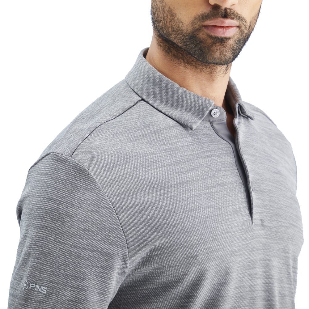 Ping Creek Polo Shirt - Rock Melange - Image 5