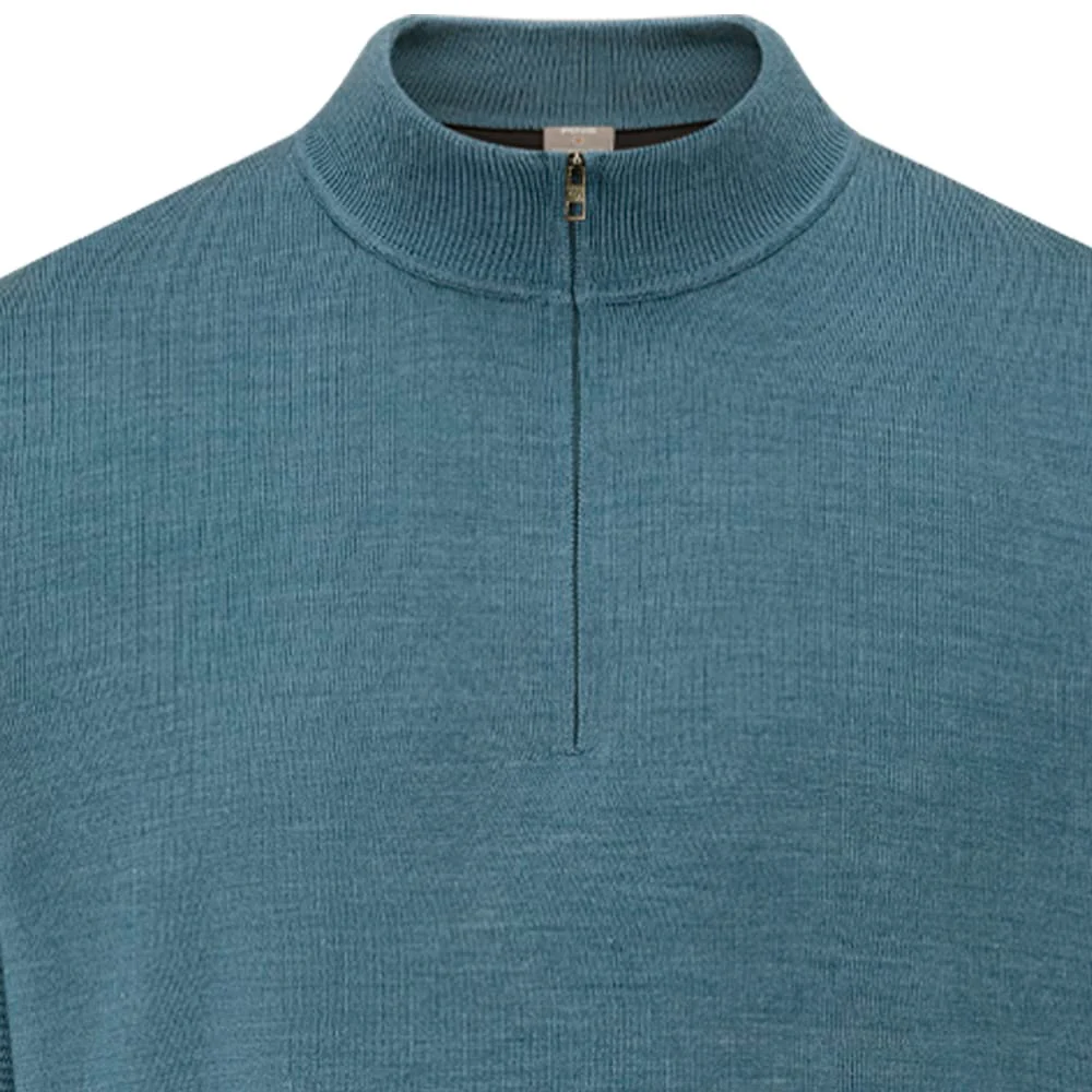 Ping Croy 1/2 Zip Pullover - Blue Fusion Marl - Image 3