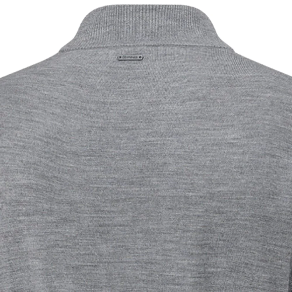 Ping Dorset 1/4 Zip Pullover - French Grey Marl - Image 4