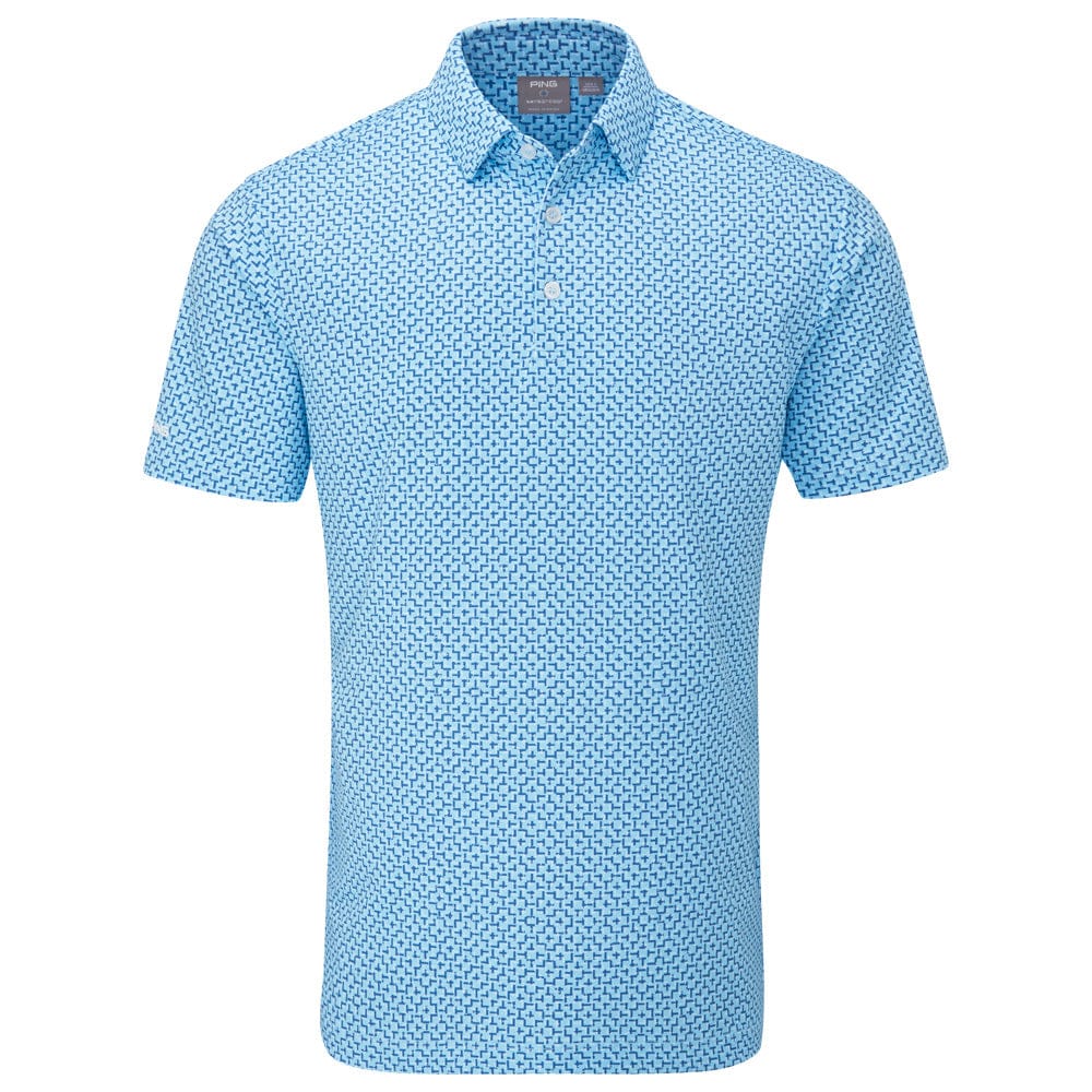Ping Ephron Polo Shirt - Baltic Sea Multi