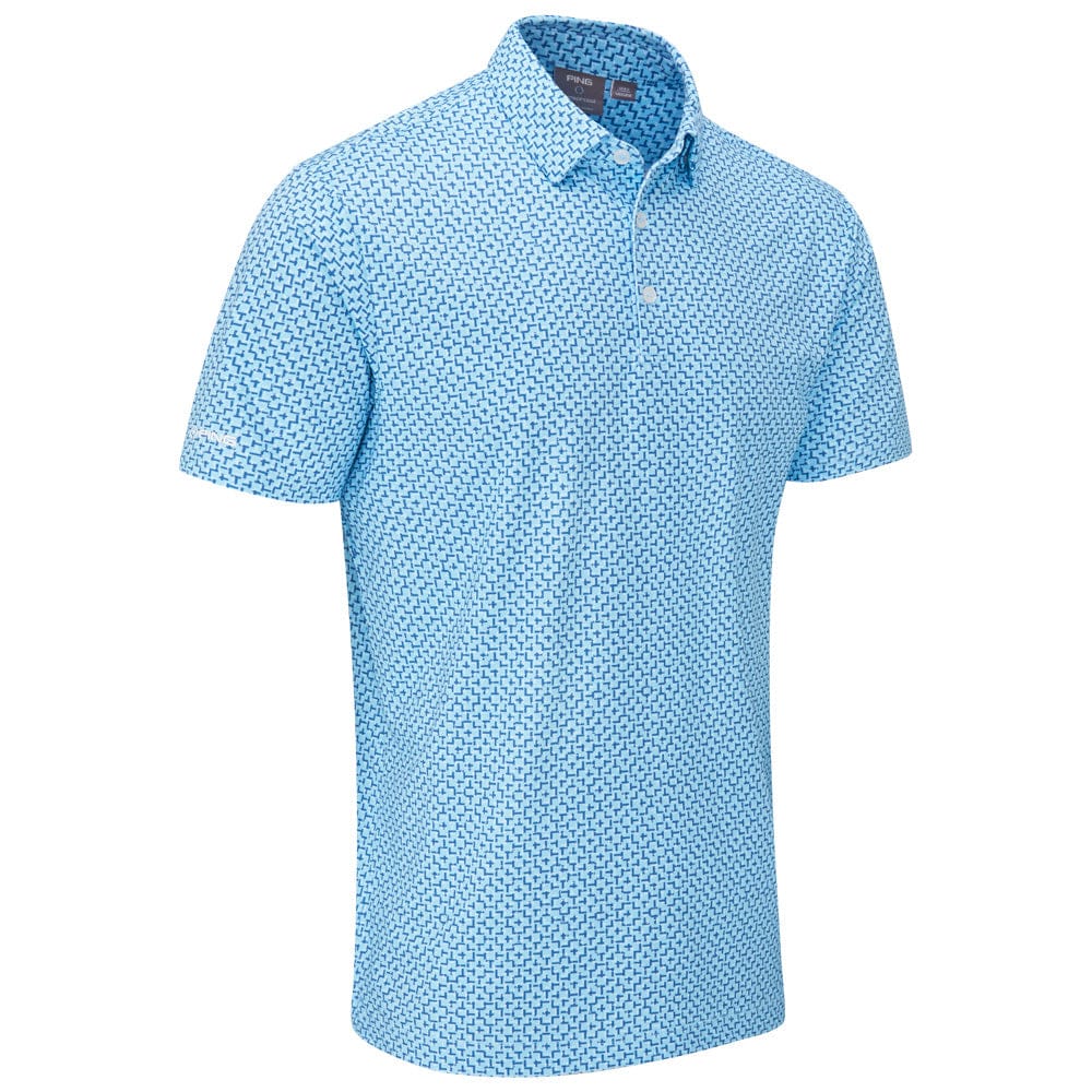 Ping Ephron Polo Shirt - Baltic Sea Multi - Image 3
