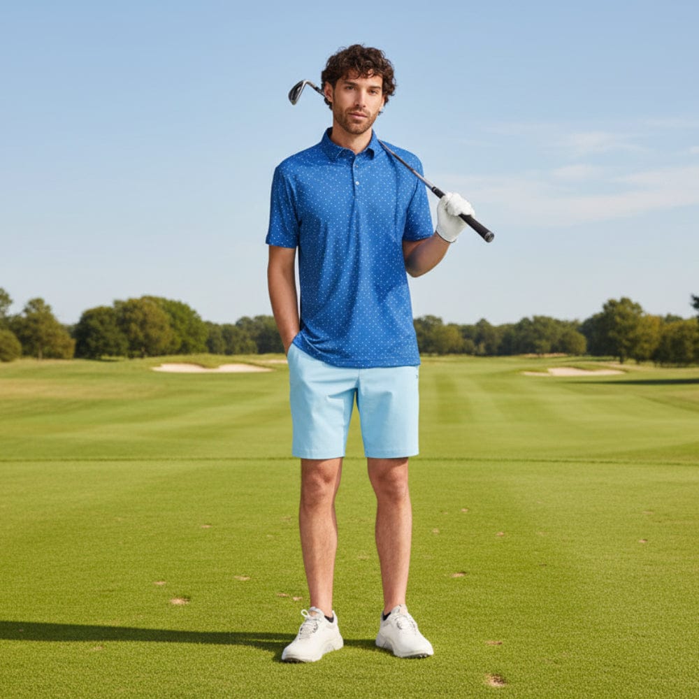 Ping Ephron Polo Shirt - Bright Cobalt Multi - Image 6
