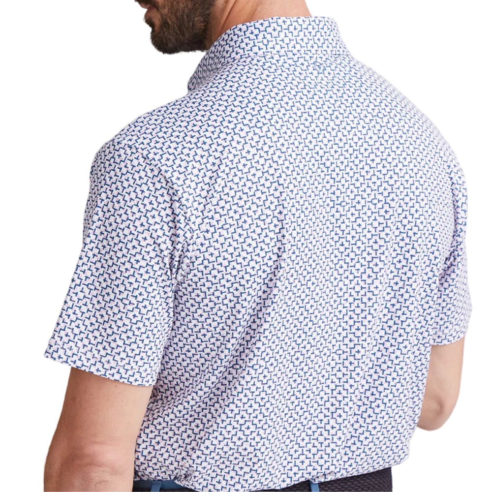 Ping Ephron Polo Shirt - White/Pink Haze Multi - Image 5