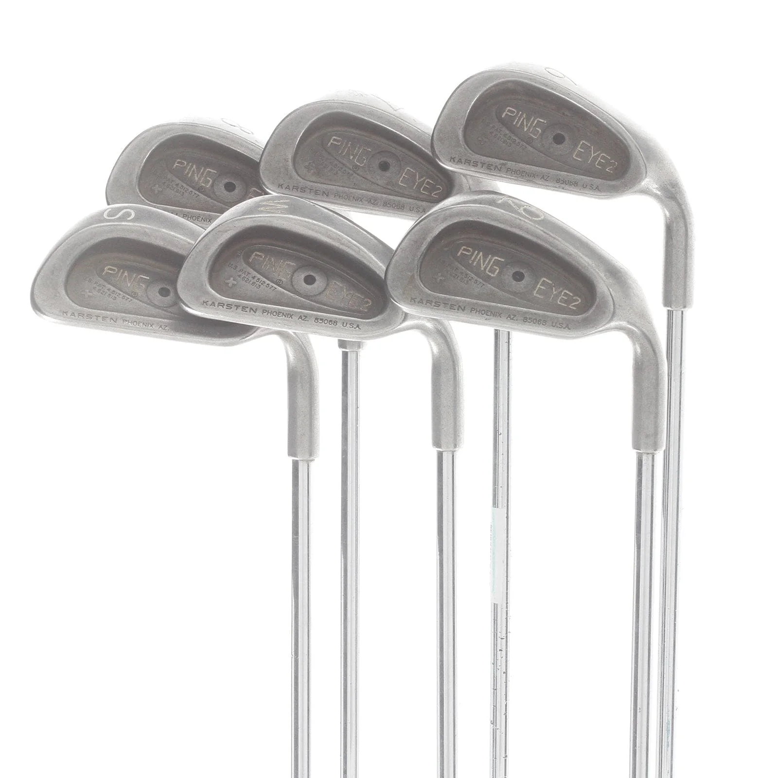 Ping Eye2 Steel Mens Right Hand Irons 6-SW Black Dot Regular - Ping Karsten