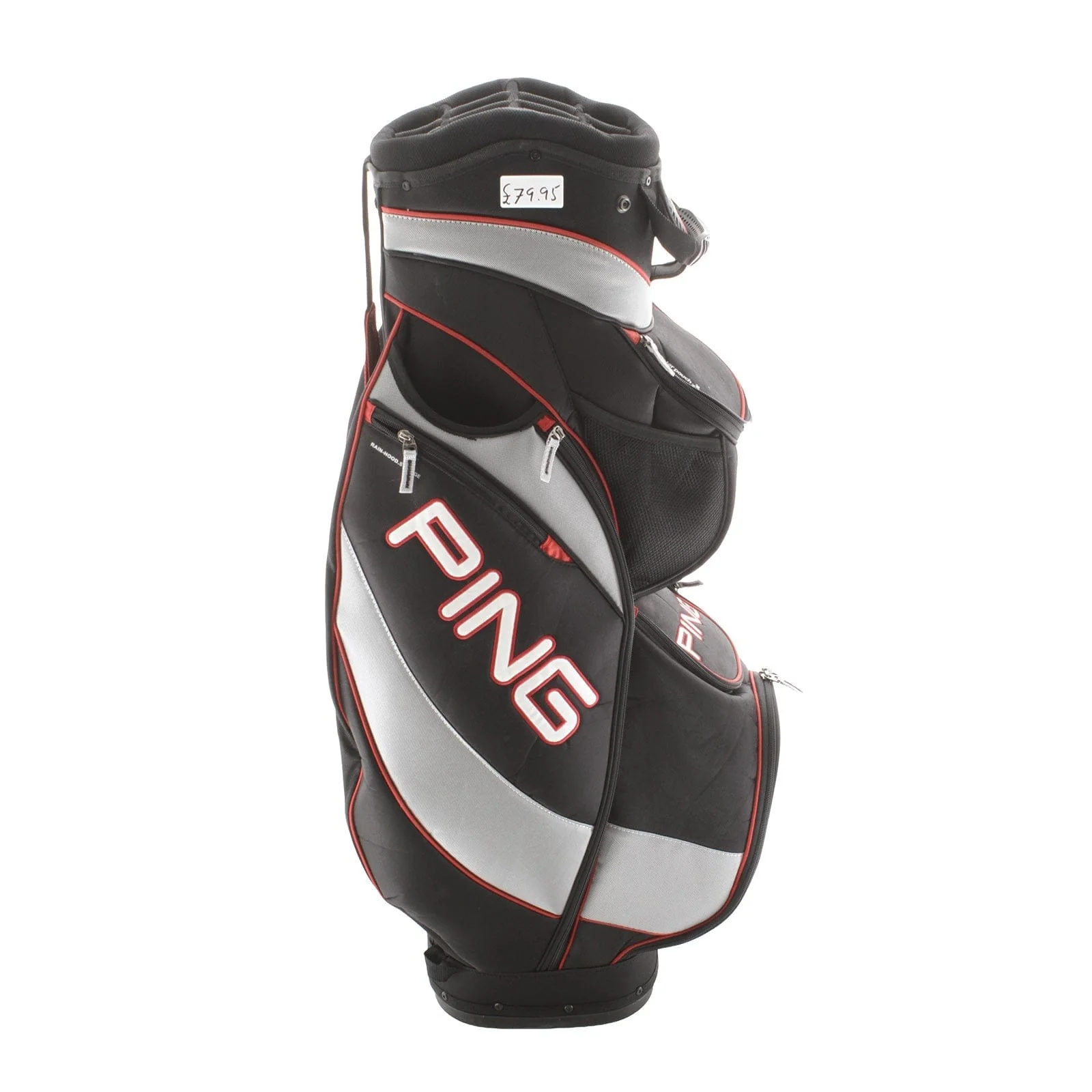 Ping Frontier LT Cart Bag - Black/Red - Image 3