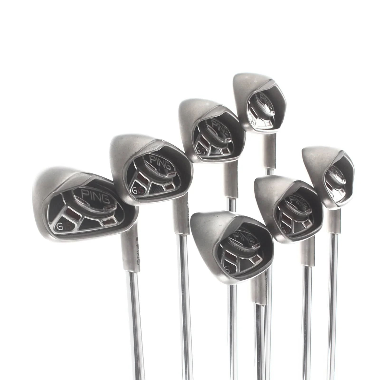 Ping G-15 Steel Mens Right Hand Irons 4-PW Black Dot Regular - Ping Steel - Image 2