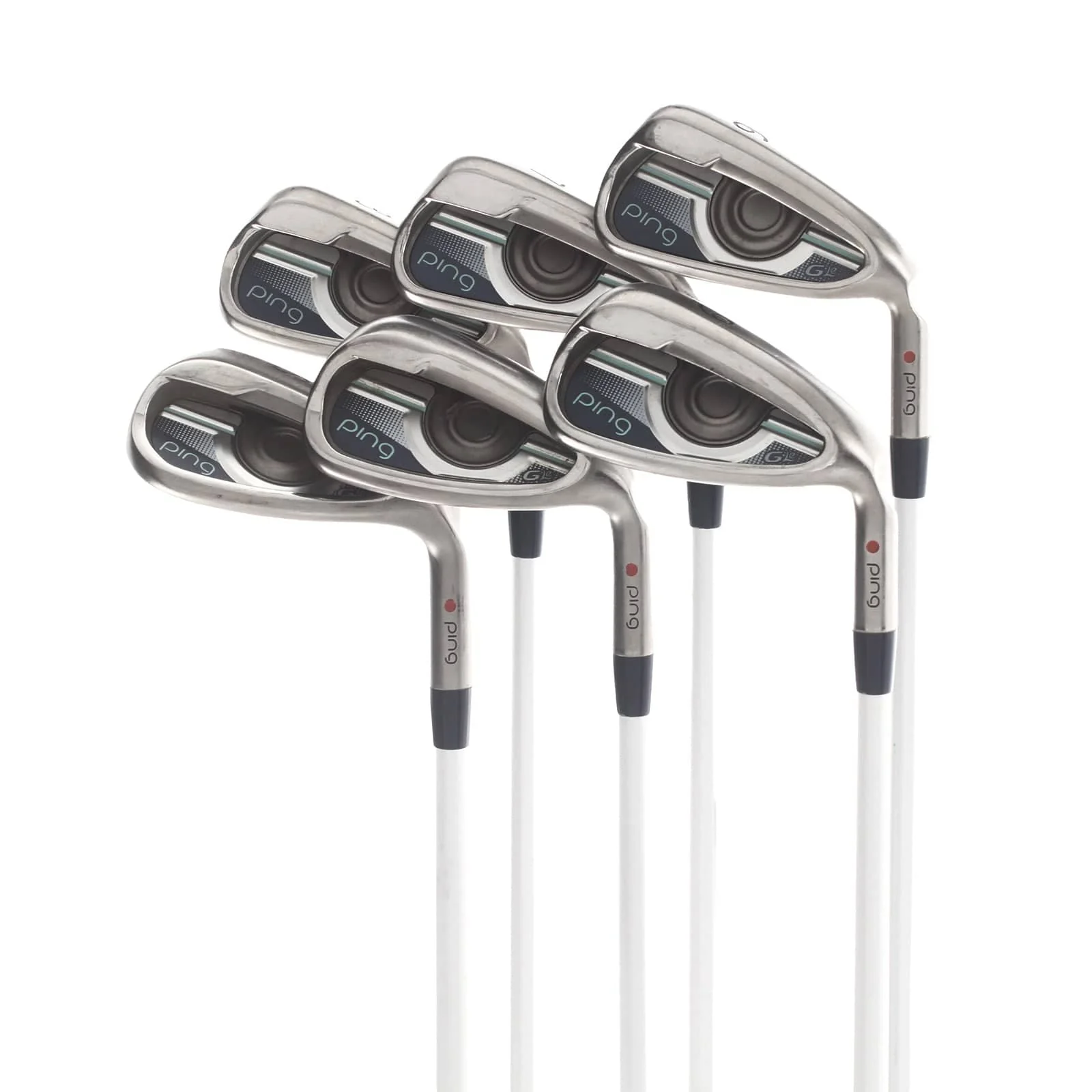 Ping G Le2 Graphite Ladies Right Hand Irons 6-SW Red Dot 1* Flat Ladies - Ping ULT230