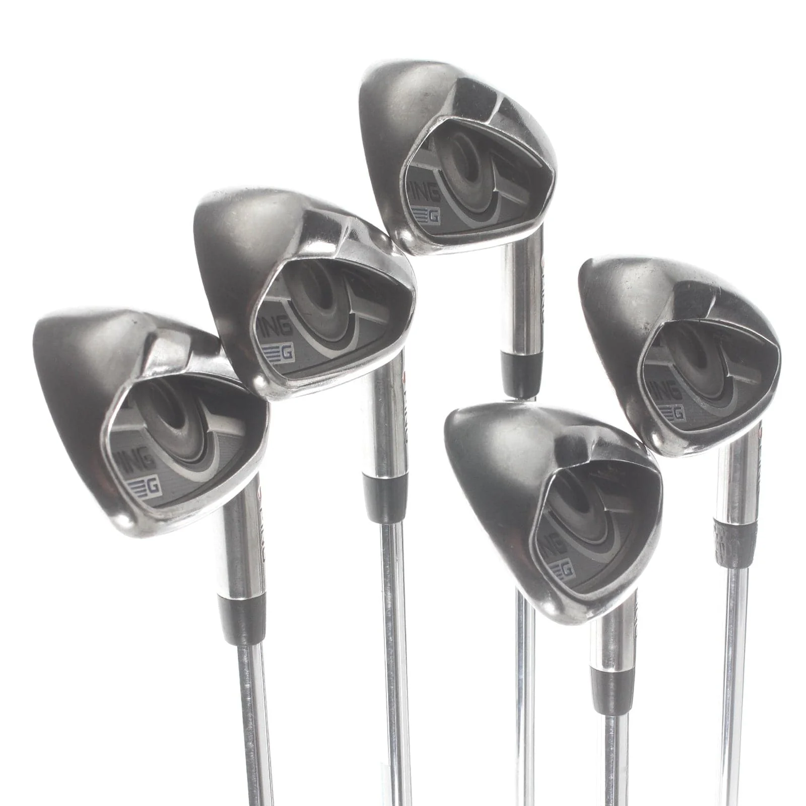 Ping G Series Steel Mens Right Hand Irons 6-PW 2* Flat Senior - Ping CFS - Image 2