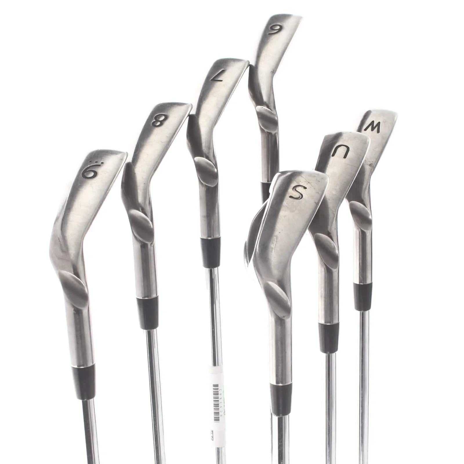 Ping G Series Steel Mens Right Hand Irons 6-SW+UW Orange Dot 2* Flat Regular - Ping AWT 2.0 - Image 3