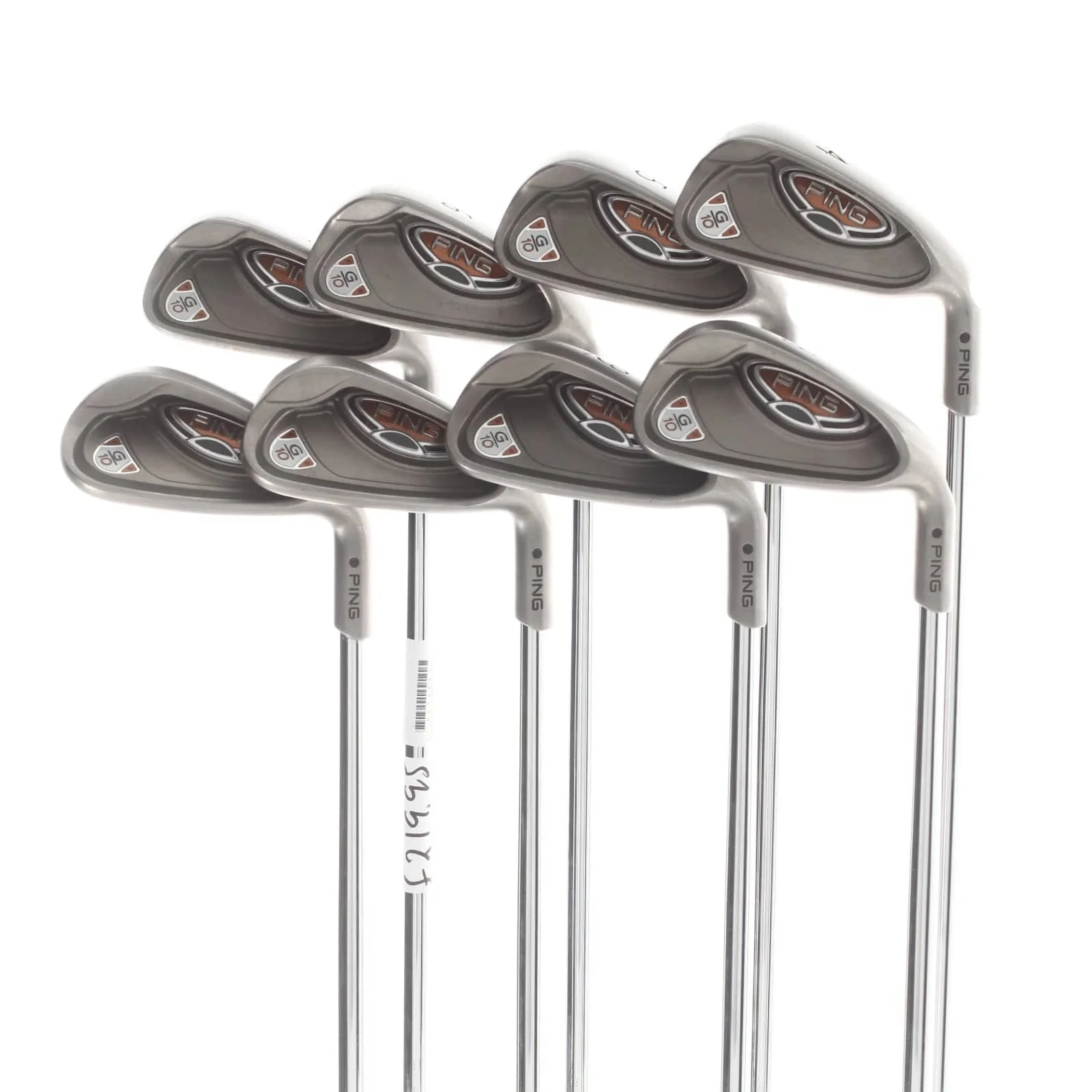 Ping G10 Steel Mens Right Hand Irons 4-SW Black Dot Regular - Ping AWT