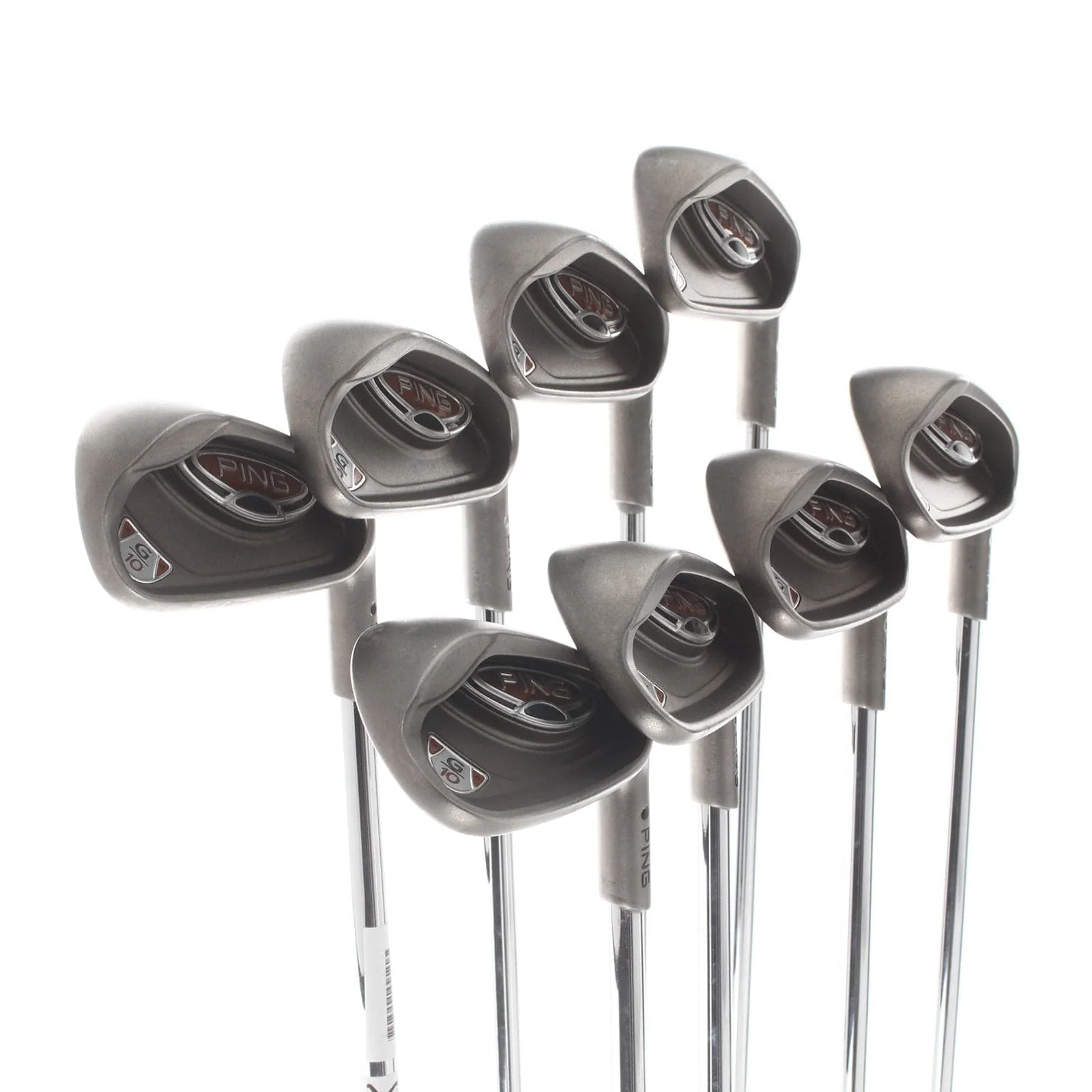 Ping G10 Steel Mens Right Hand Irons 4-SW Black Dot Regular - Ping AWT - Image 2