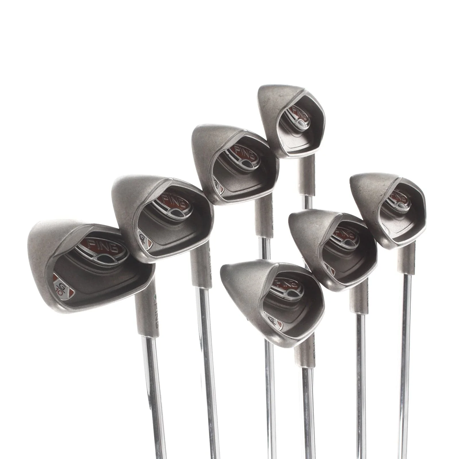 Ping G10 Steel Mens Right Hand Irons 5-SW Green Dot 2.25* Upright Regular - Ping AWT - Image 2