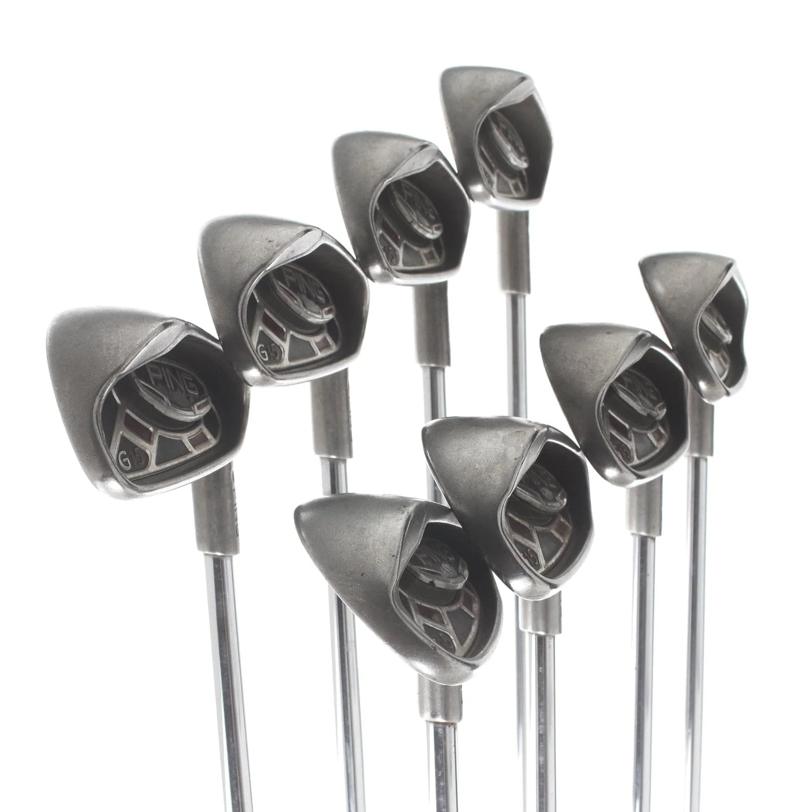 Ping G15 Steel Mens Right Hand Irons 4-SW Black Dot Regular - Ping AWT - Image 2