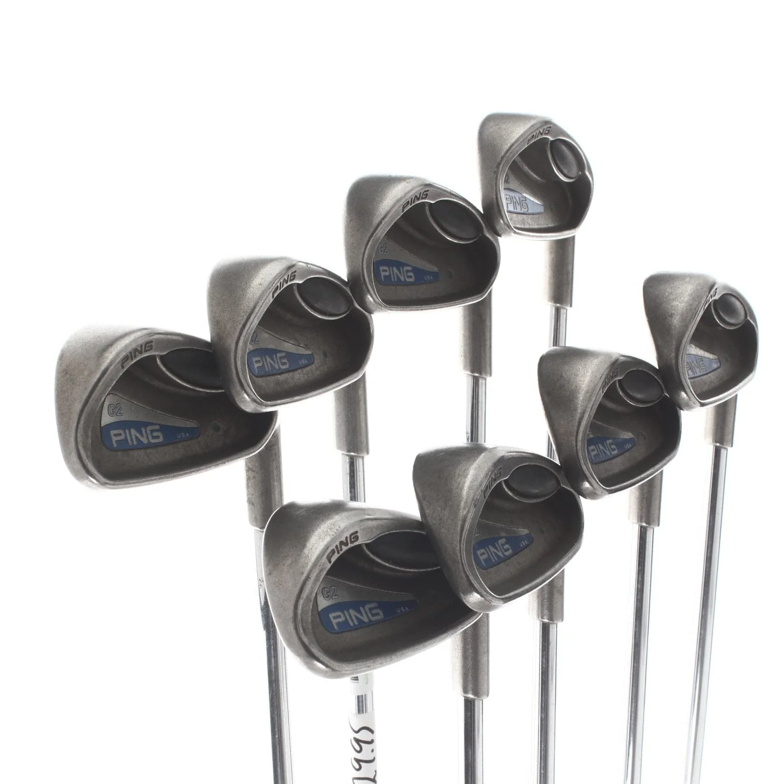 Ping G2 Steel Mens Right Hand Irons 3-PW Green Dot 2* Upright Regular - Ping AWT - Image 2