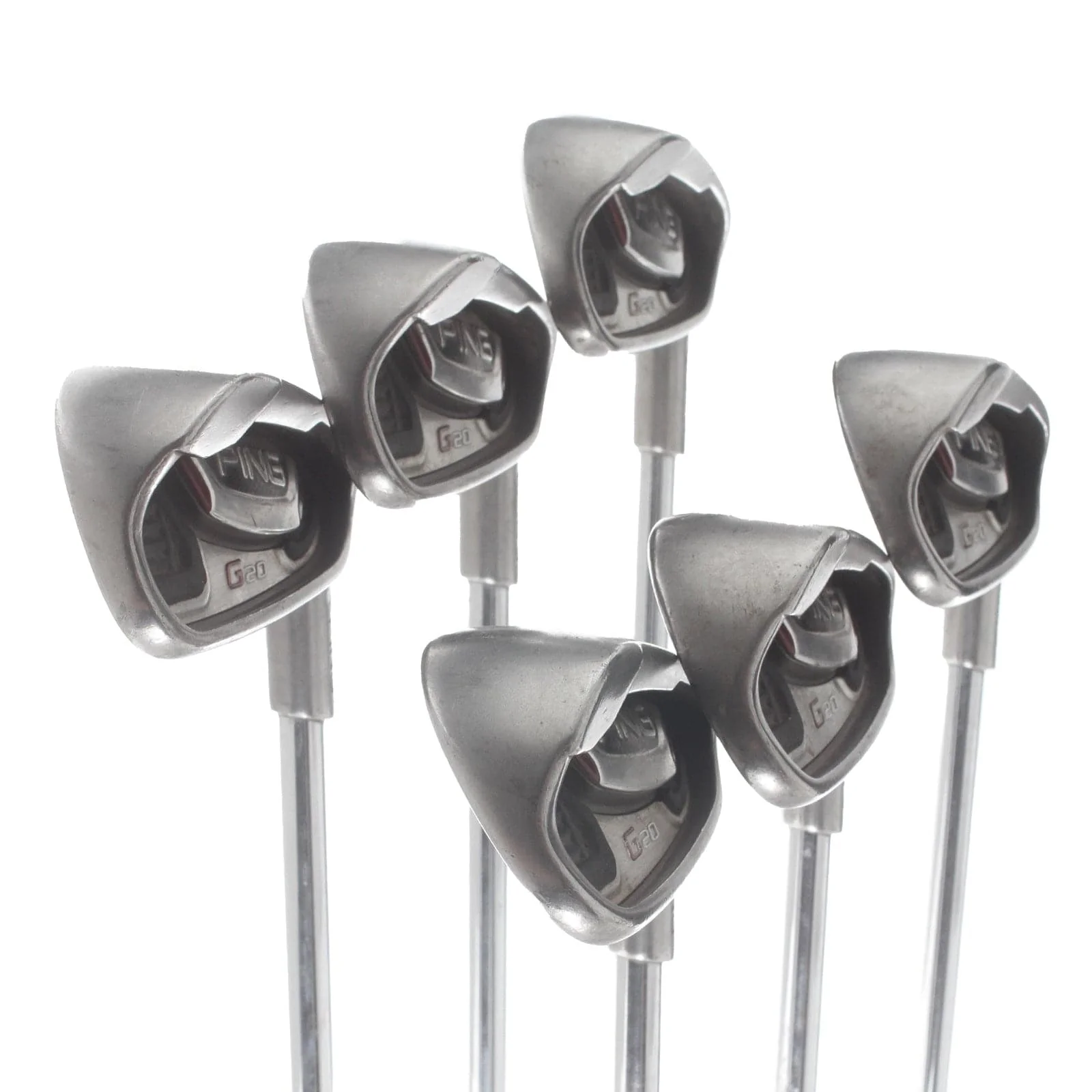 Ping G20 Steel Mens Right Hand Irons 5-PW Green Dot 2* Upright Regular - Ping CFS - Image 2