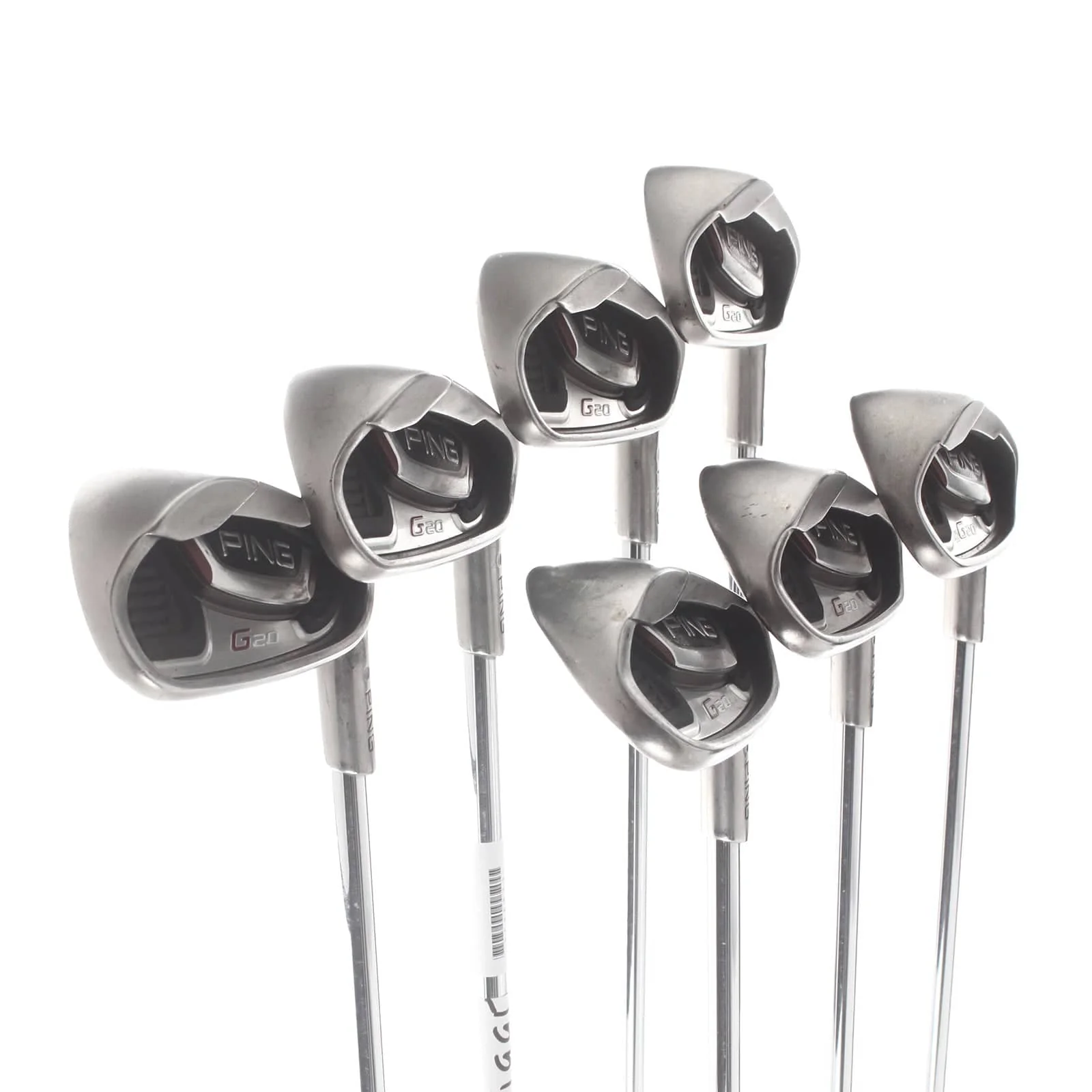 Ping G20 Steel Mens Right Hand Irons 5-SW Black Dot Regular - Ping CFS - Image 2