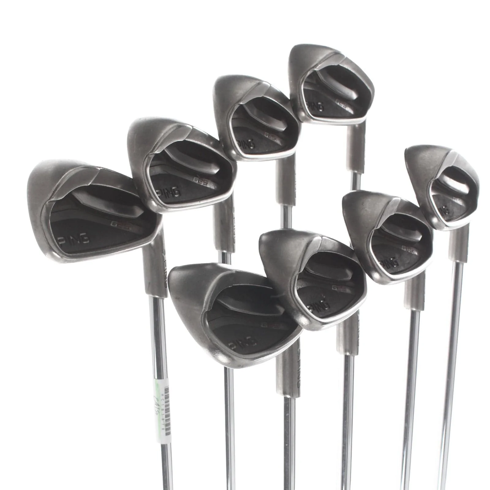Ping G25 Steel Mens Right Hand Irons 4-SW Green Dot 2.25* Upright Regular - Ping CFS - Image 2