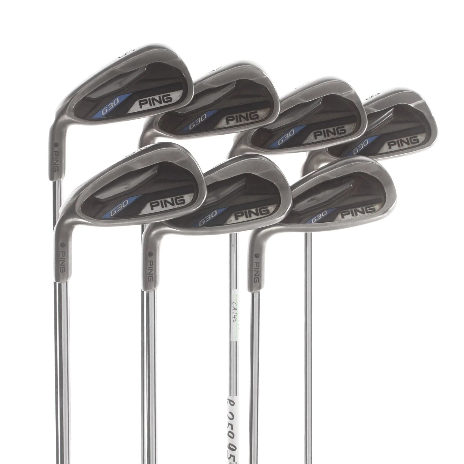 Ping G30 Steel Mens Left Hand Irons 5-SW Black Dot Regular - Ping CFS