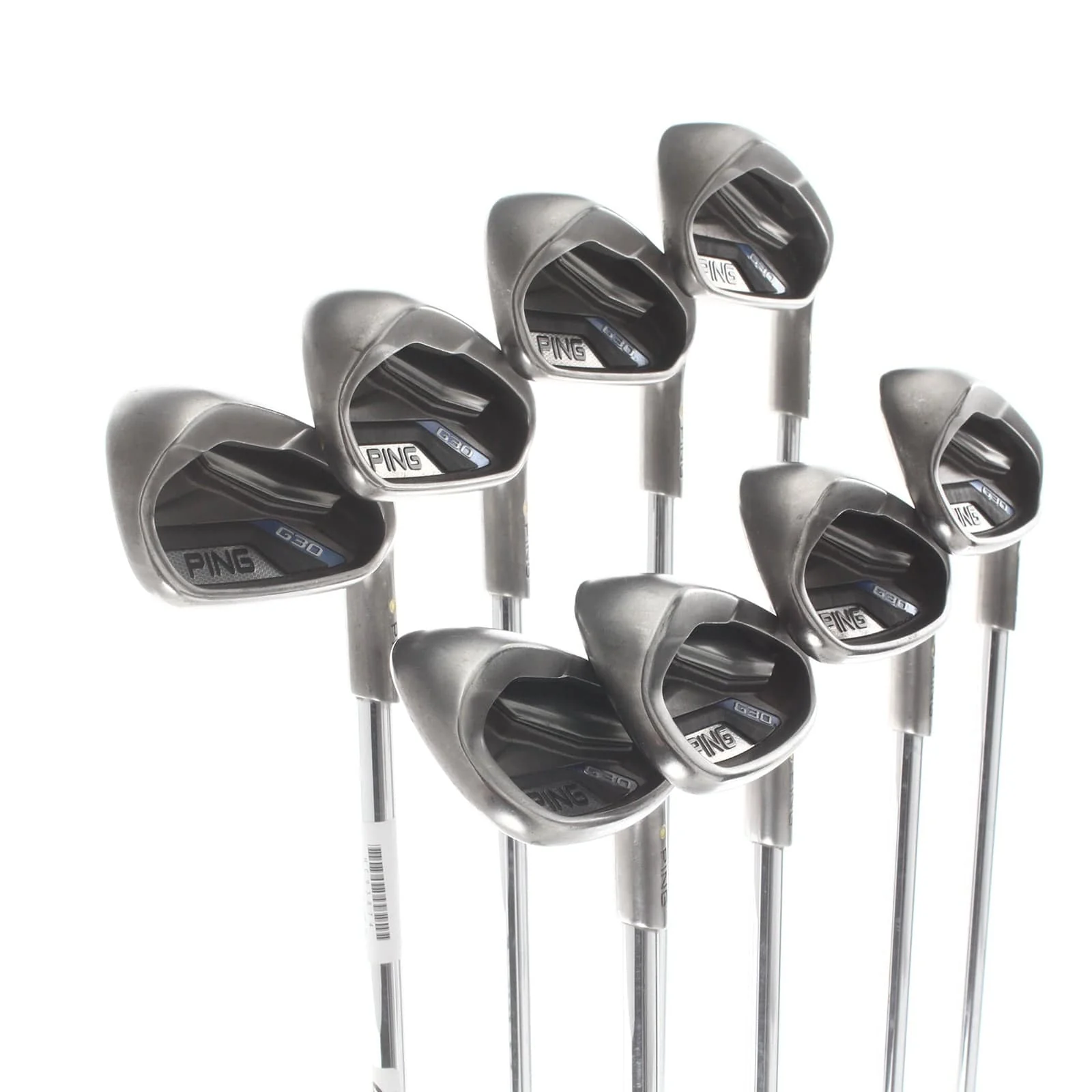 Ping G30 Steel Mens Right Hand Irons 4-SW Yellow Dot 1.5* Flat Senior - Ping CFS Distance - Image 2