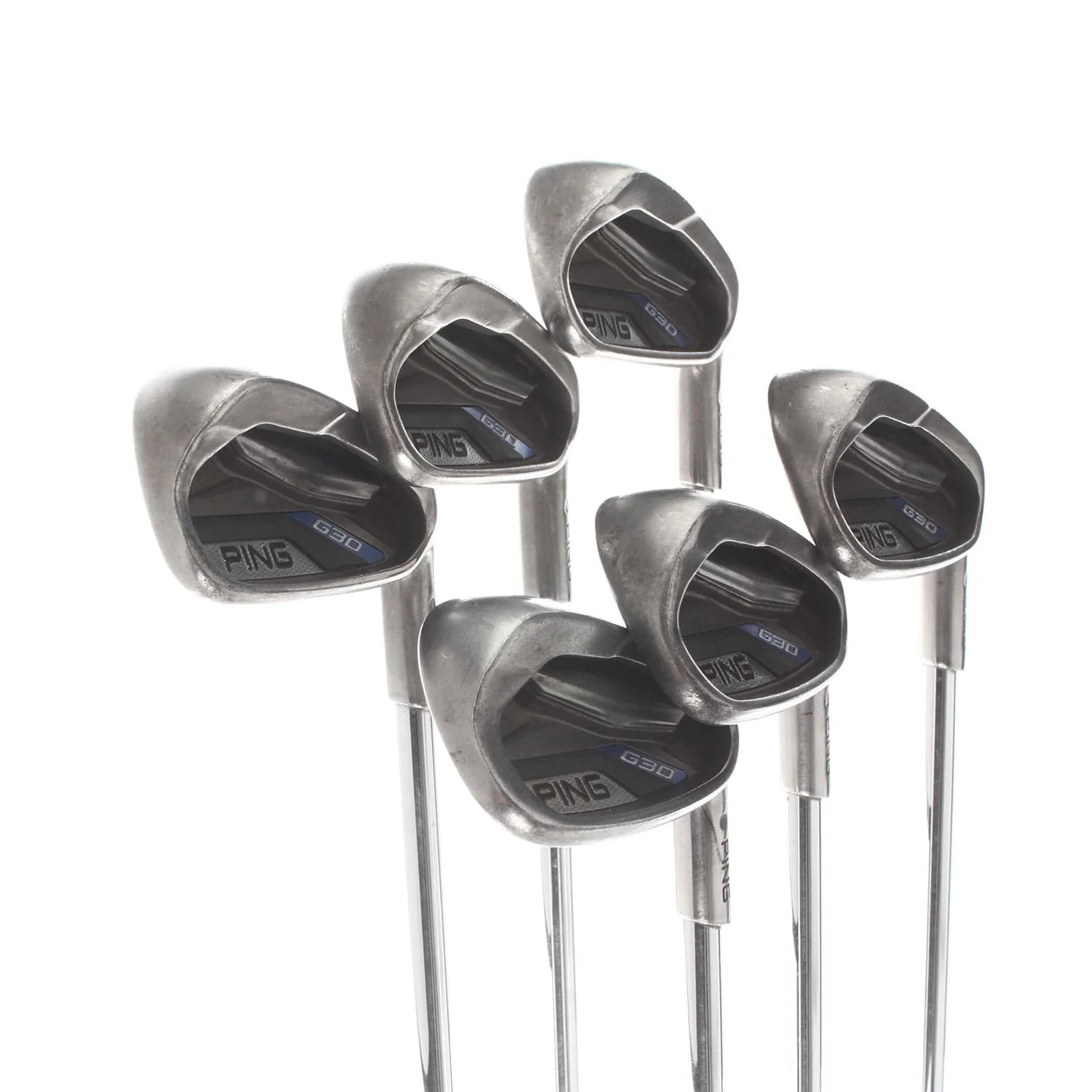 Ping G30 Steel Mens Right Hand Irons 5-PW Blue Dot 1* Upright Regular - Ping CFS - Image 2