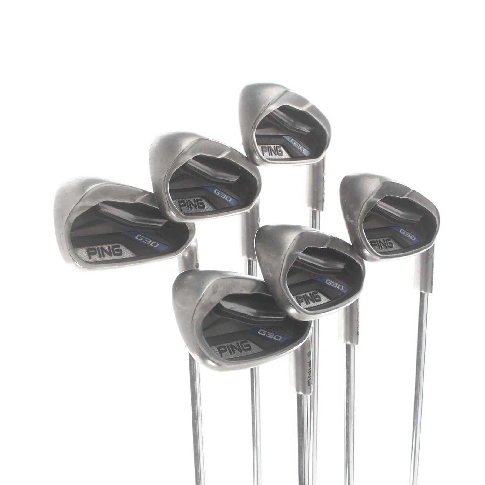 Ping G30 Steel Mens Right Hand Irons 5-PW Green Dot 2* Upright Regular - Ping CFS - Image 2