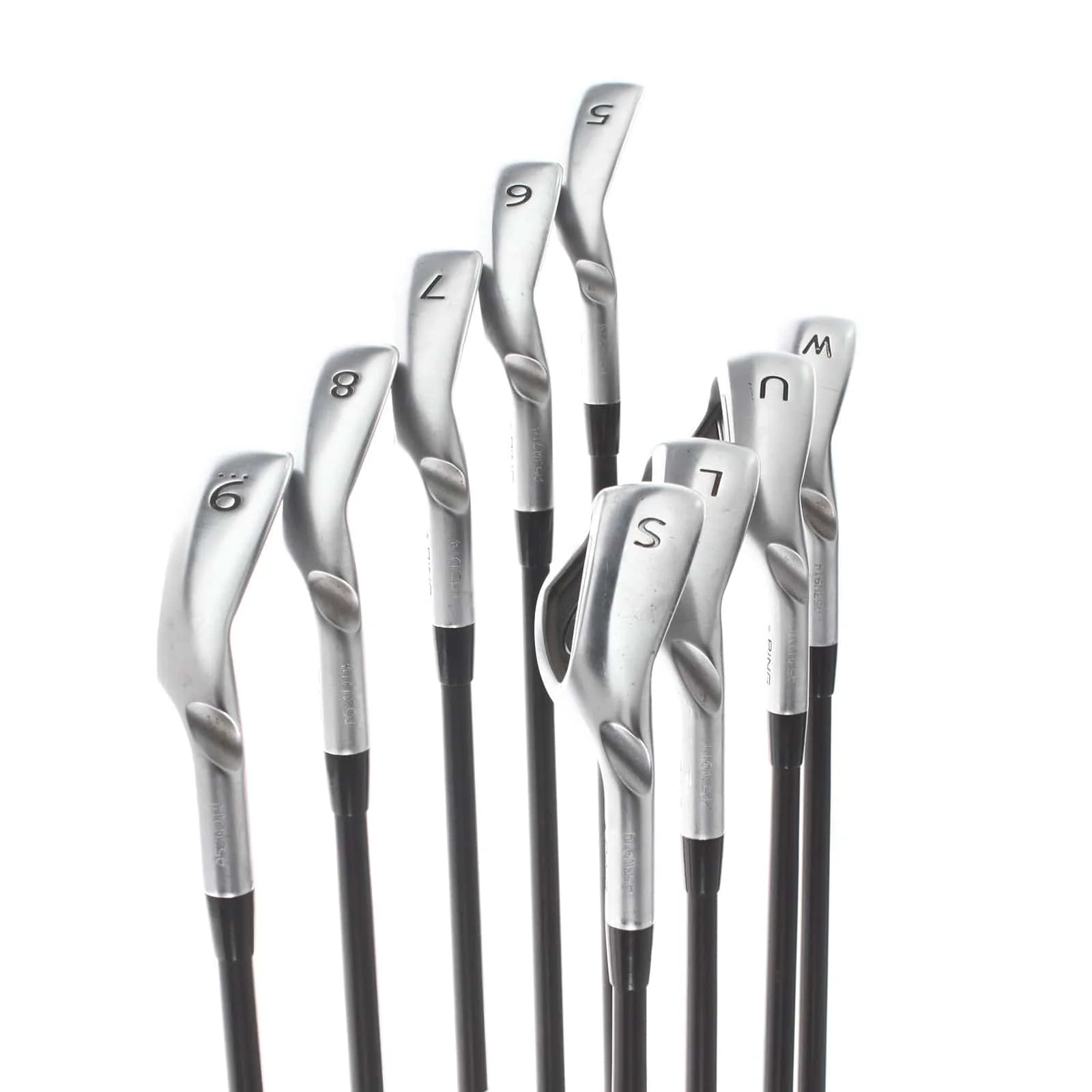 Ping G400 Graphite Mens Right Hand Irons 5-GW+SW+LW Red Dot 0.75* Flat Regular - Alta CB - Image 3