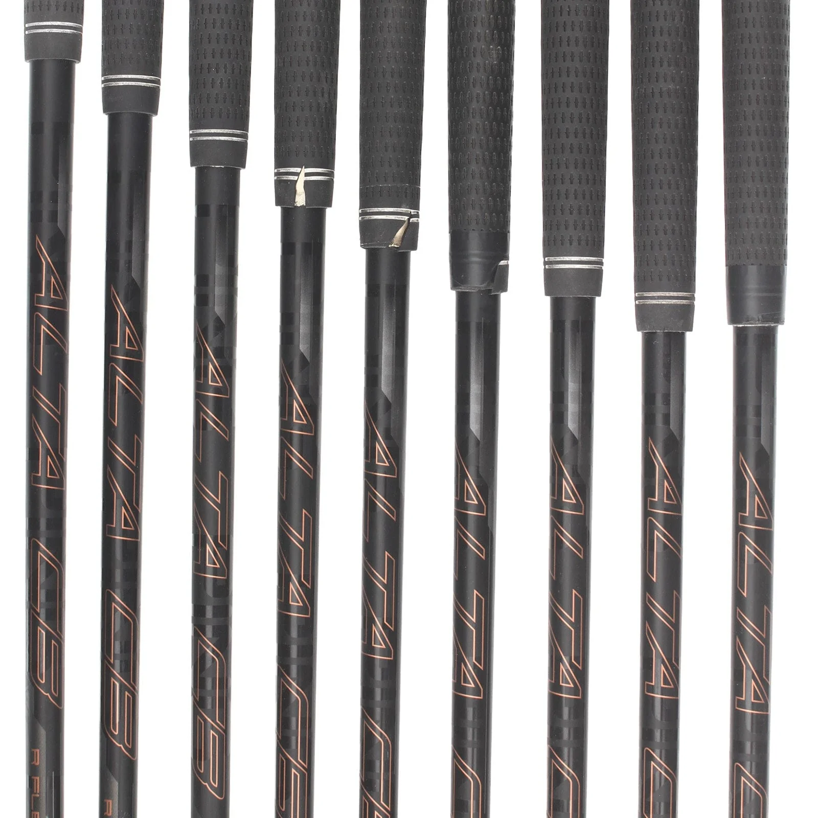 Ping G400 Graphite Mens Right Hand Irons 5-GW+SW+LW Red Dot 0.75* Flat Regular - Alta CB - Image 6