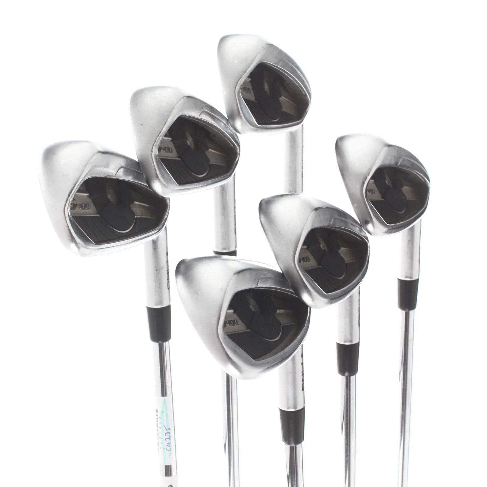 Ping G400 Steel Mens Right Hand Irons 5-PW Black Dot Regular - Ping AWT 2.0 - Image 2