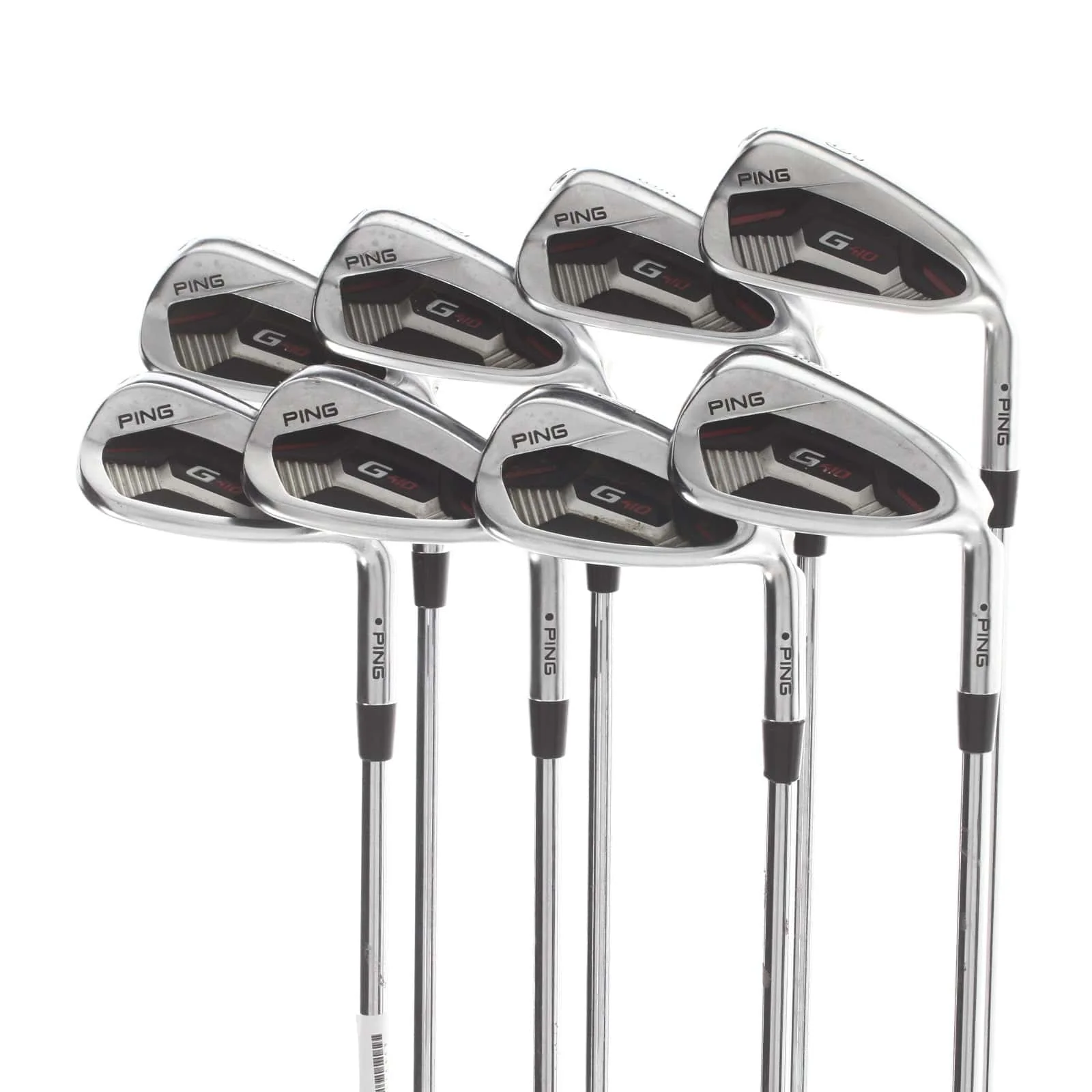 Ping G400 Steel Mens Right Hand Irons 5-SW+GW Black Dot Regular - Ping AWT 2.0