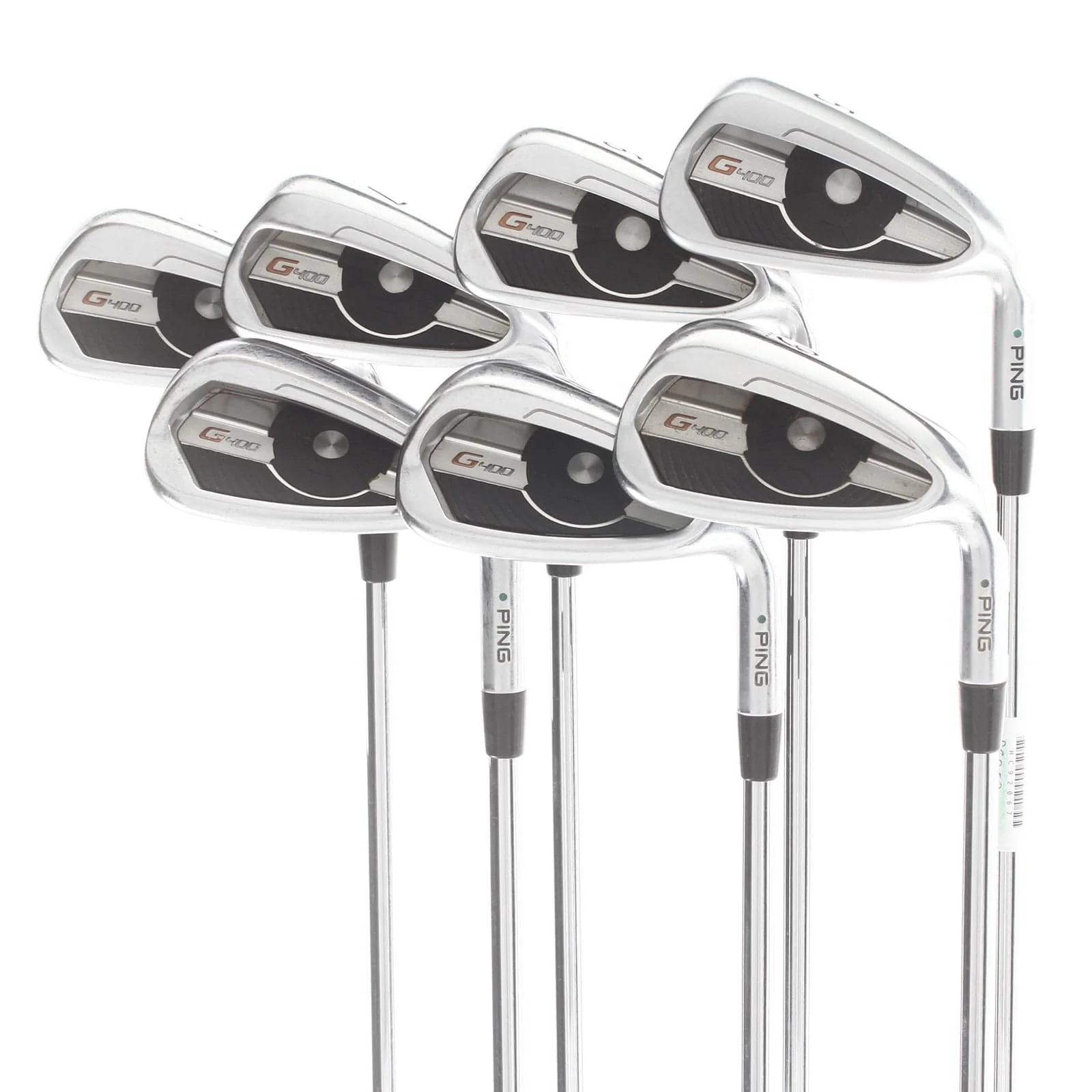 Ping G400 Steel Mens Right Hand Irons 5-UW 2* Upright Regular - Ping AWT 2.0
