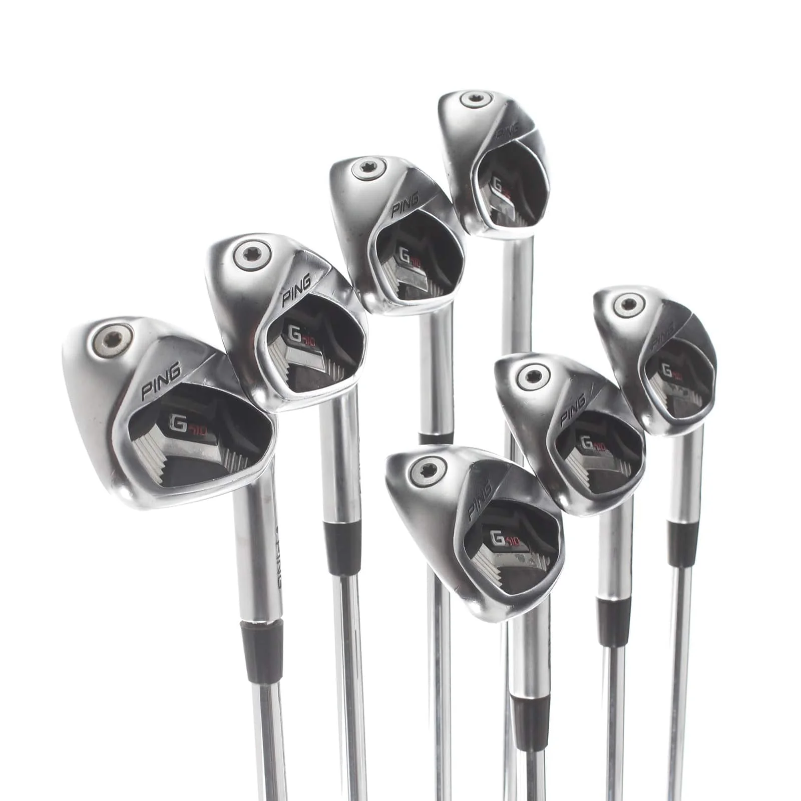 Ping G410 Steel Mens Right Hand Irons 4-PW Blue Dot 1* Upright Regular - Ping AWT 2.0 - Image 2