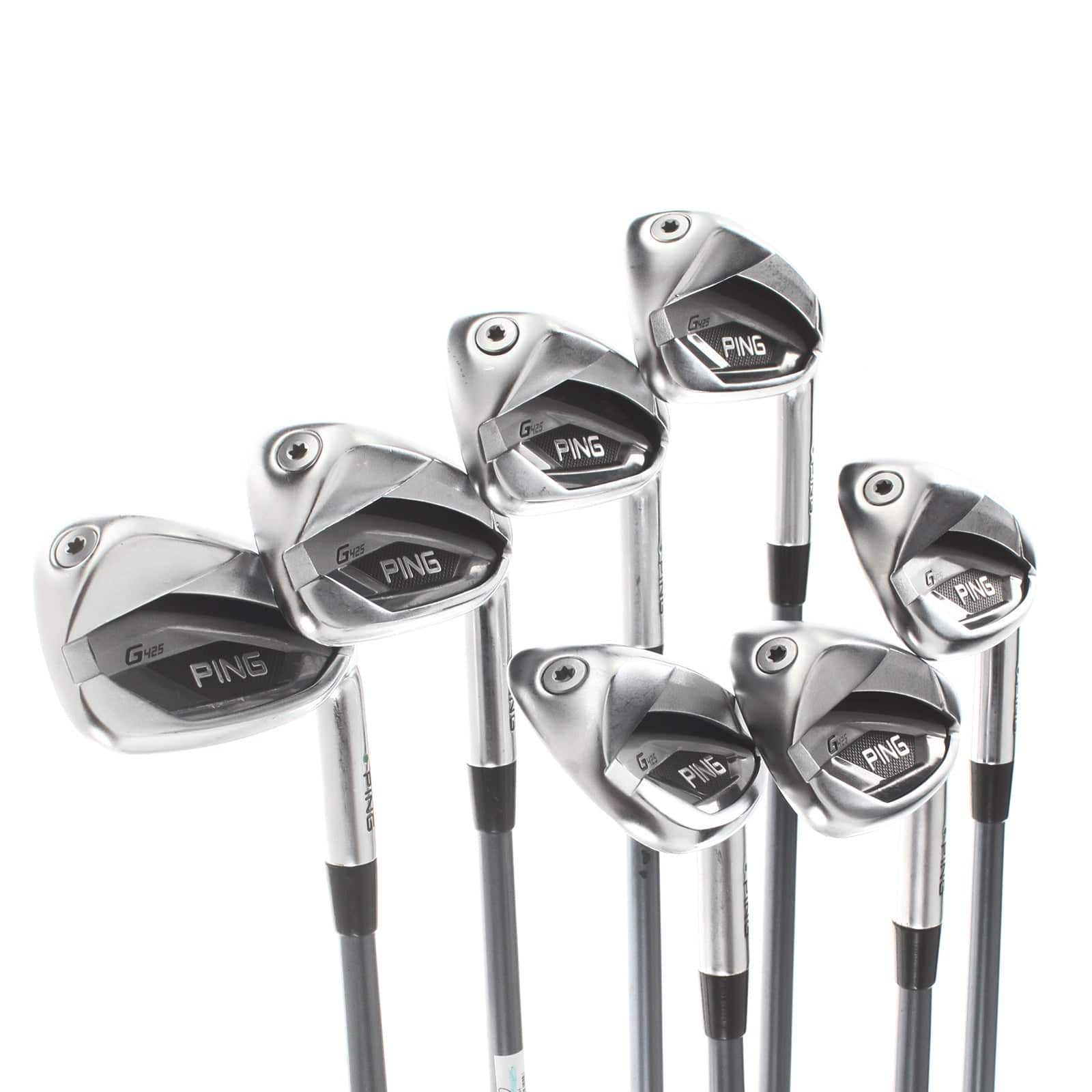 Ping G425 Graphite Mens Right Hand Irons 5-SW Green Dot 2* Upright Regular - Alta CB AWT - Image 2