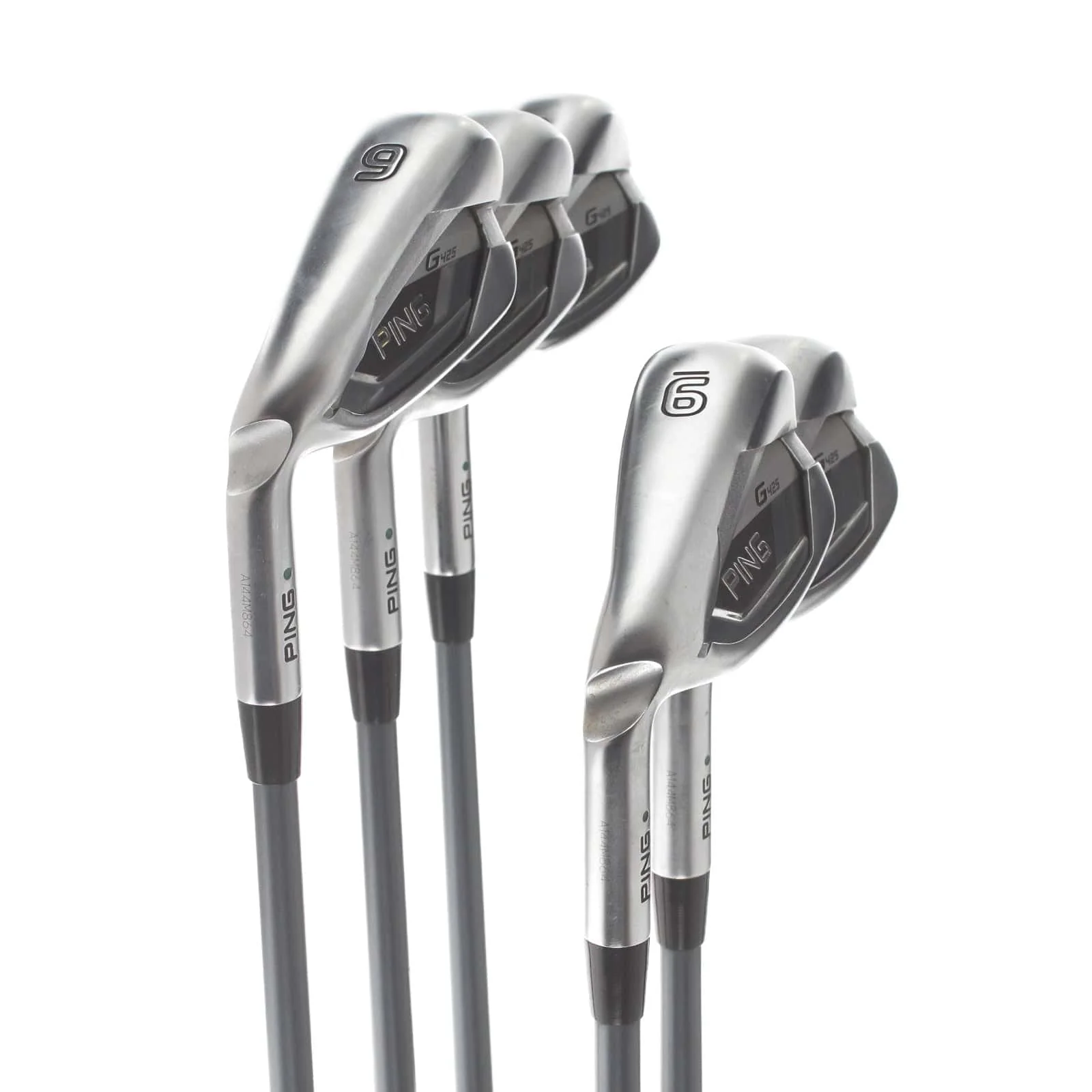 Ping G425 Graphite Mens Left Hand Irons 6-PW Green Dot 2* Upright Senior - Alta CB AWT - Image 2