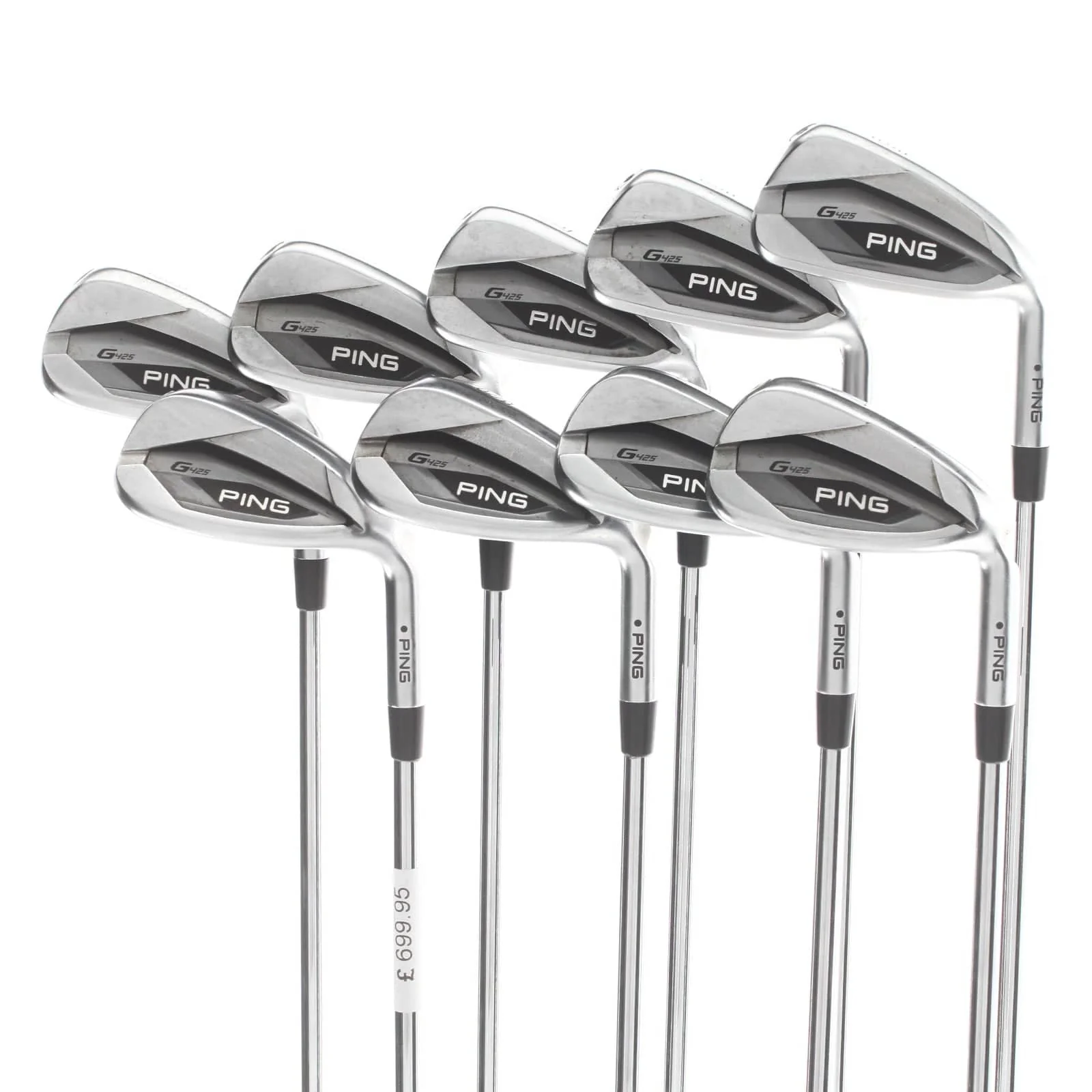 Ping G425 Steel Mens Right Hand Irons 5-LW Black Dot Regular - AWT 2.0