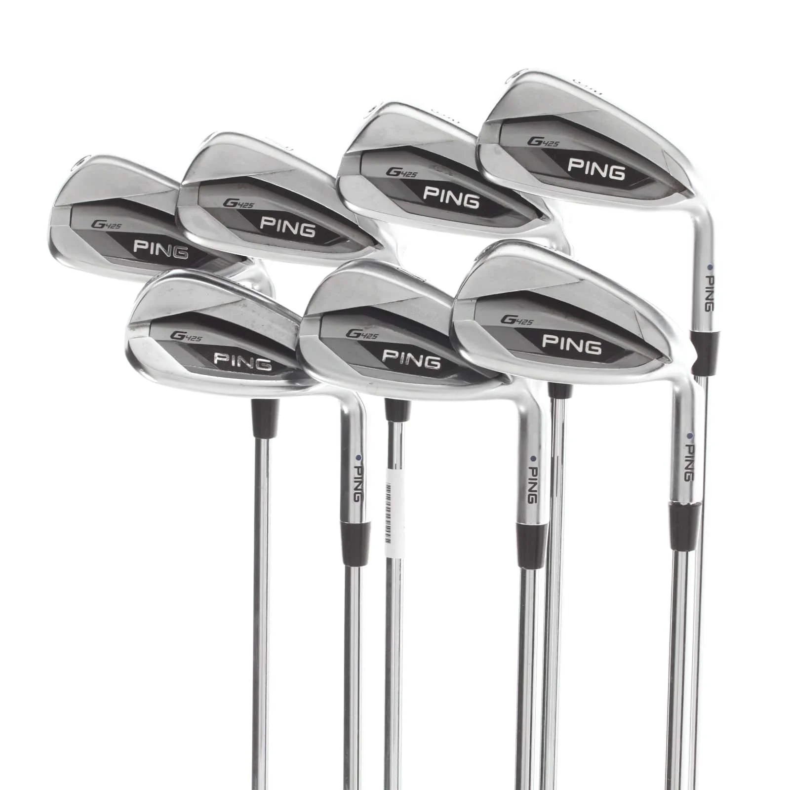 Ping G425 Steel Mens Right Hand Irons 5-SW Blue Dot 1* Upright Regular - Ping AWT 2.0
