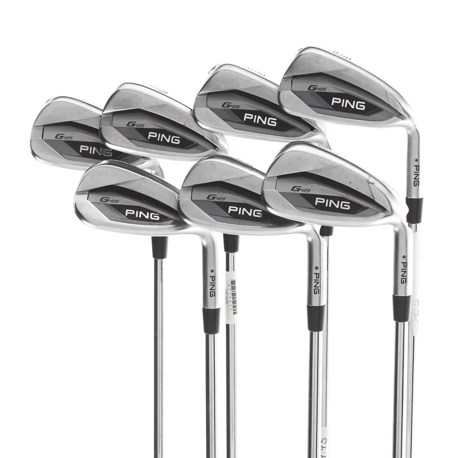 Ping G425 Steel Mens Right Hand Irons 5-SW Blue Dot 1* Upright Regular - Ping AWT 2.0