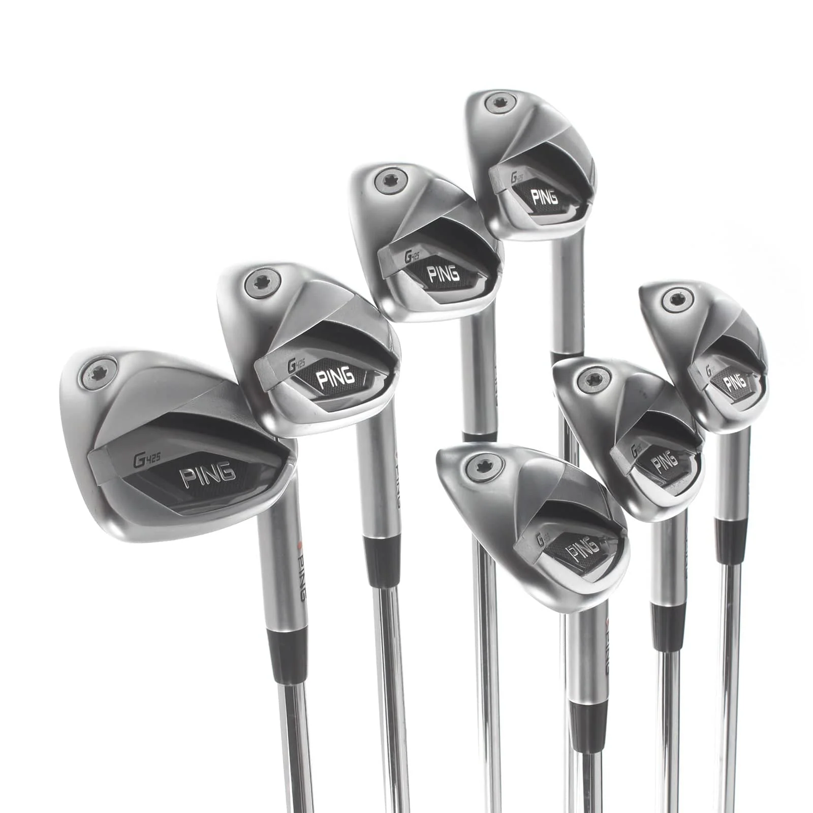 Ping G425 Steel Mens Right Hand Irons 5-SW Red Dot 1* Flat Stiff - Ping AWT 2.0 - Image 2