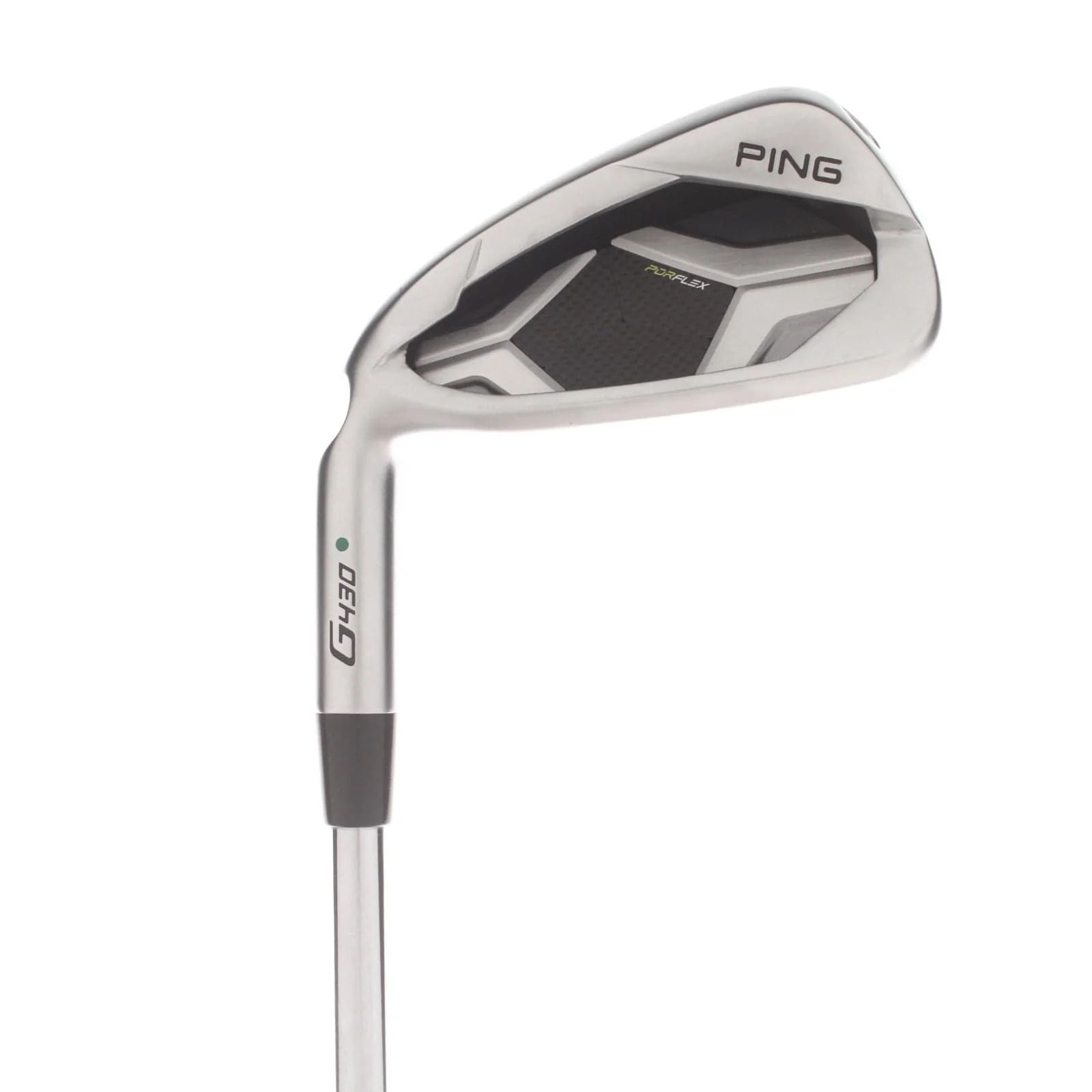 Ping G430 Steel Mens Left Hand 6 Iron Green Dot 25.5* 2* Upright Regular - Ping AWT 2.0