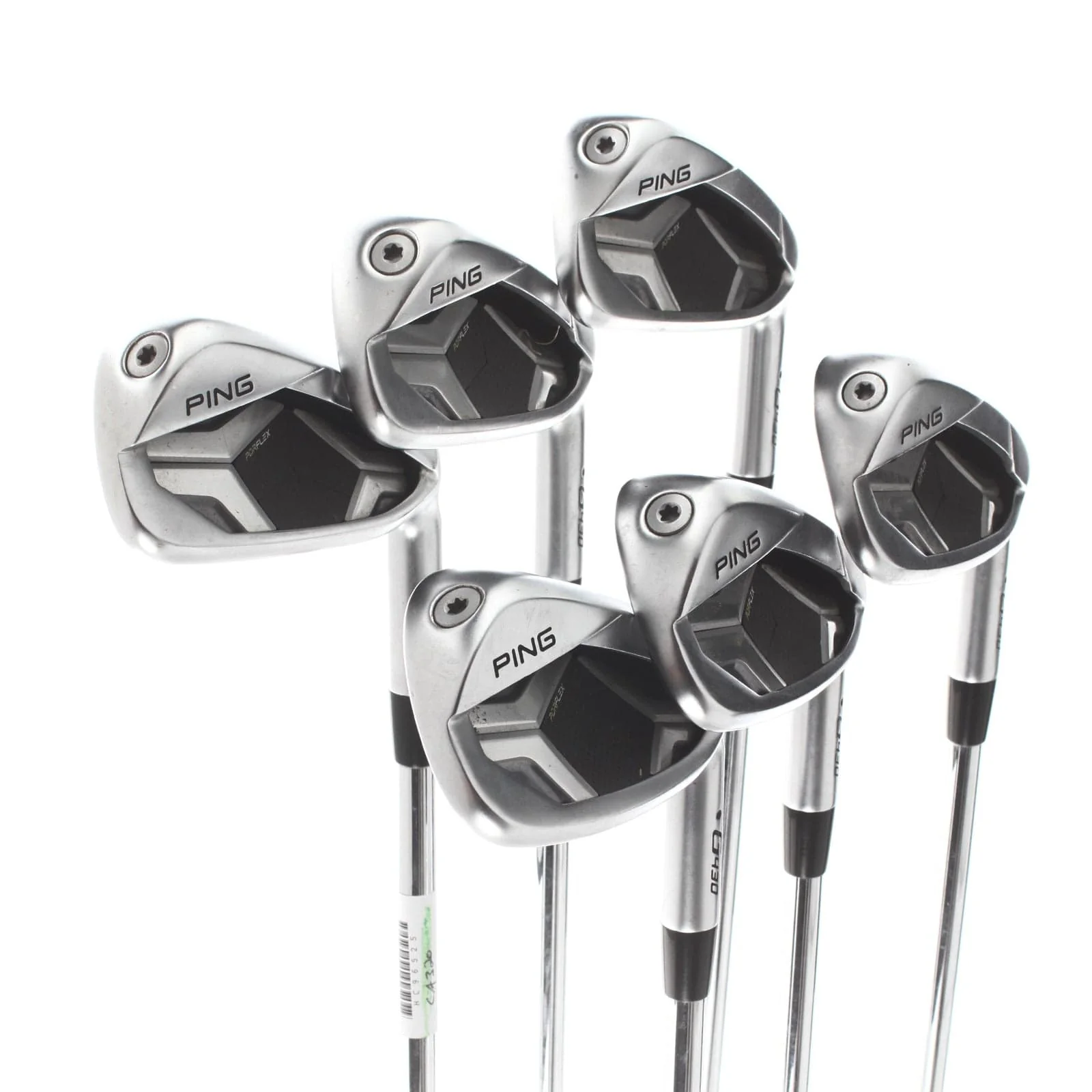 Ping G430 Steel Mens Right Hand Irons 5-PW Black Dot Stiff - Ping AWT 2.0 - Image 2