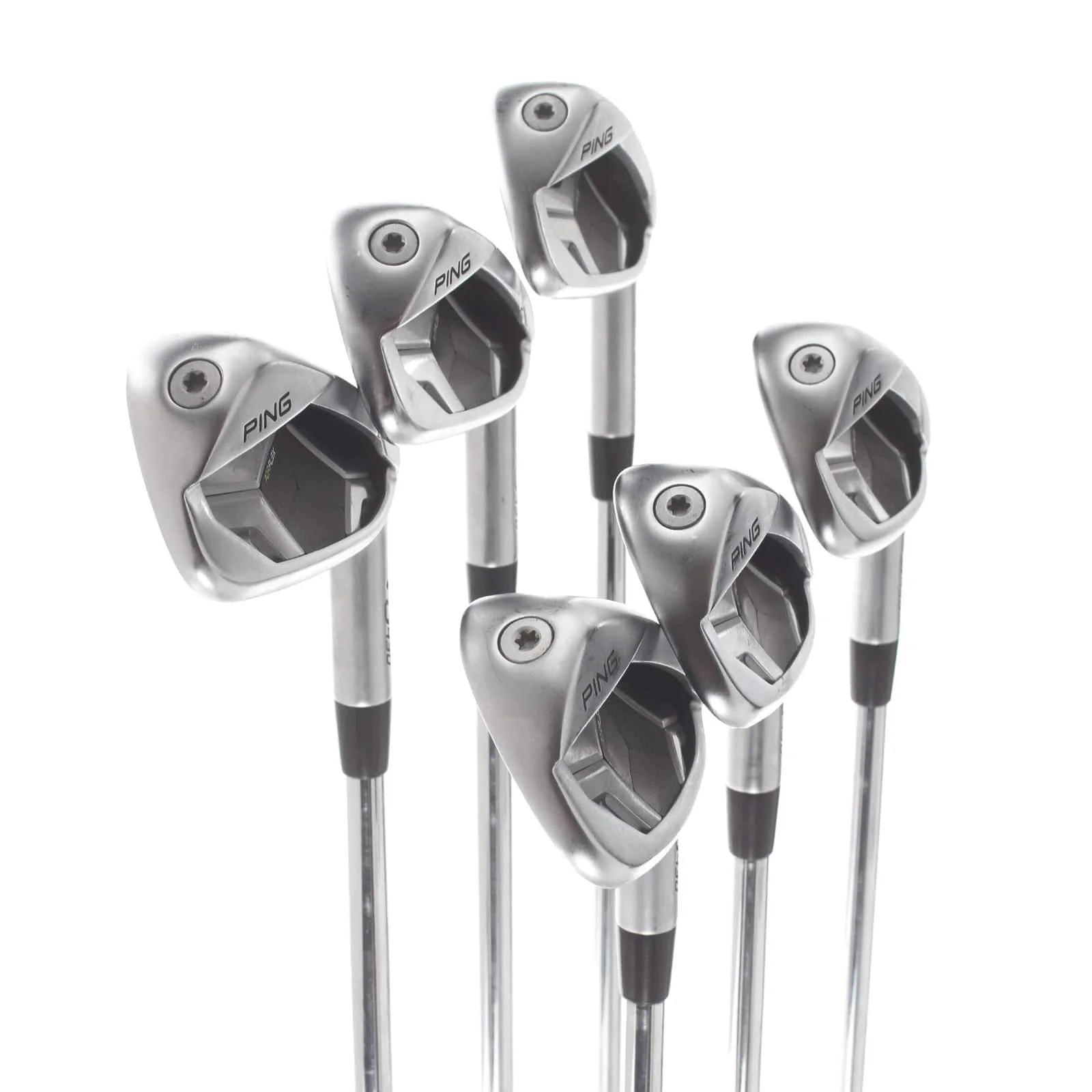 Ping G430 Steel Mens Right Hand Irons 5-PW Black Dot Stiff - Ping AWT 2.0 S - Image 2